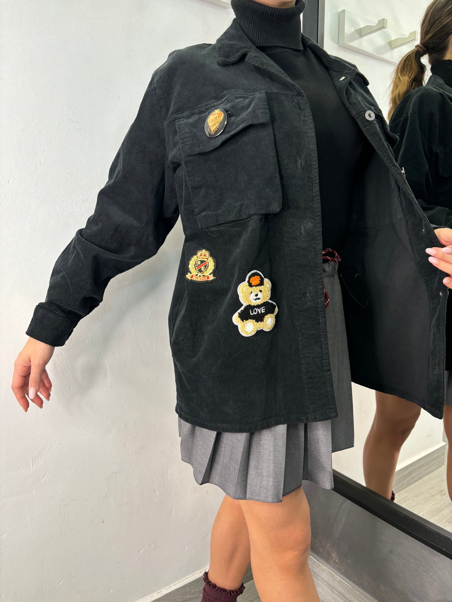 Camicia College Nera
