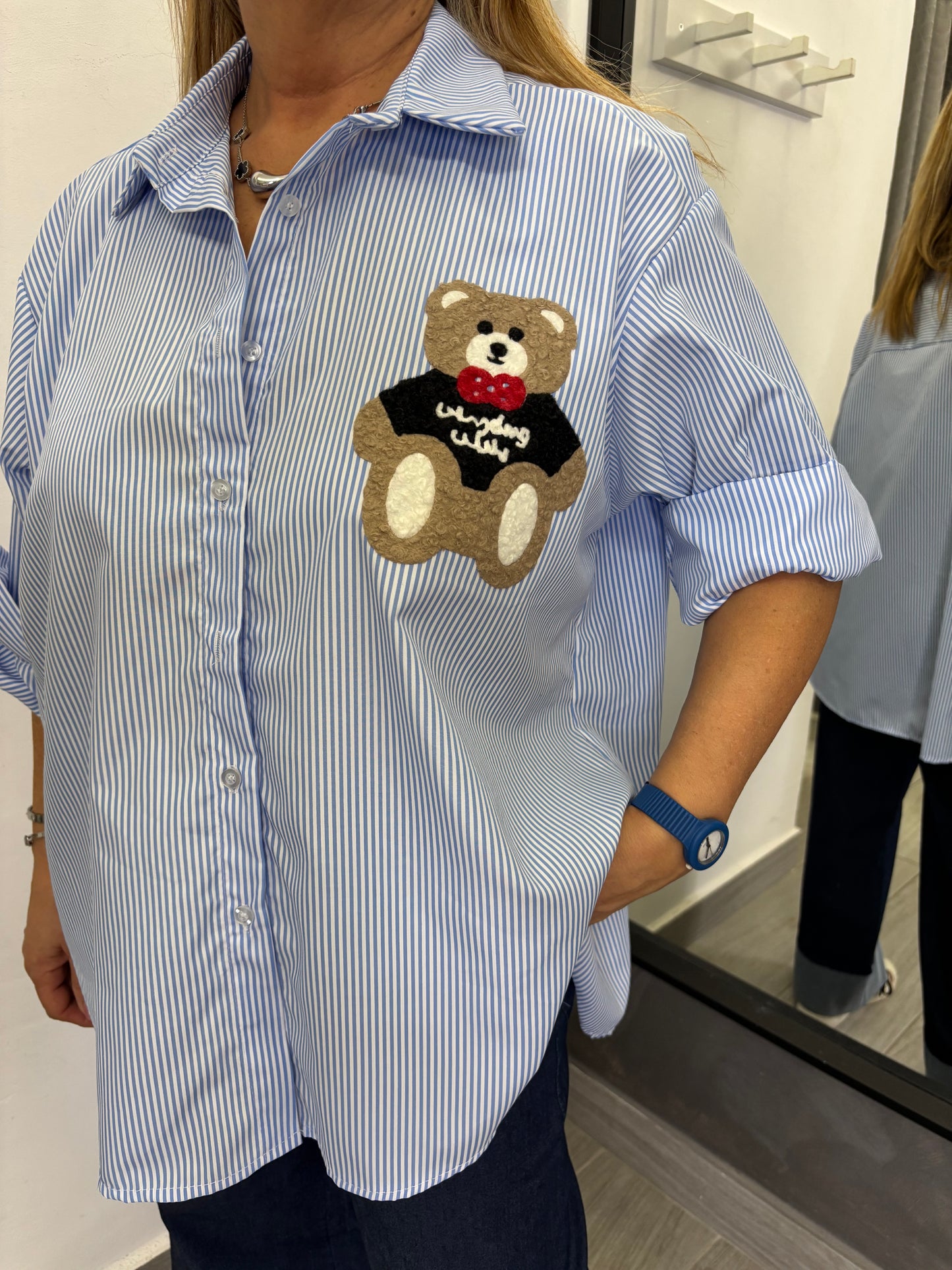 Camicia a righe Teddy
