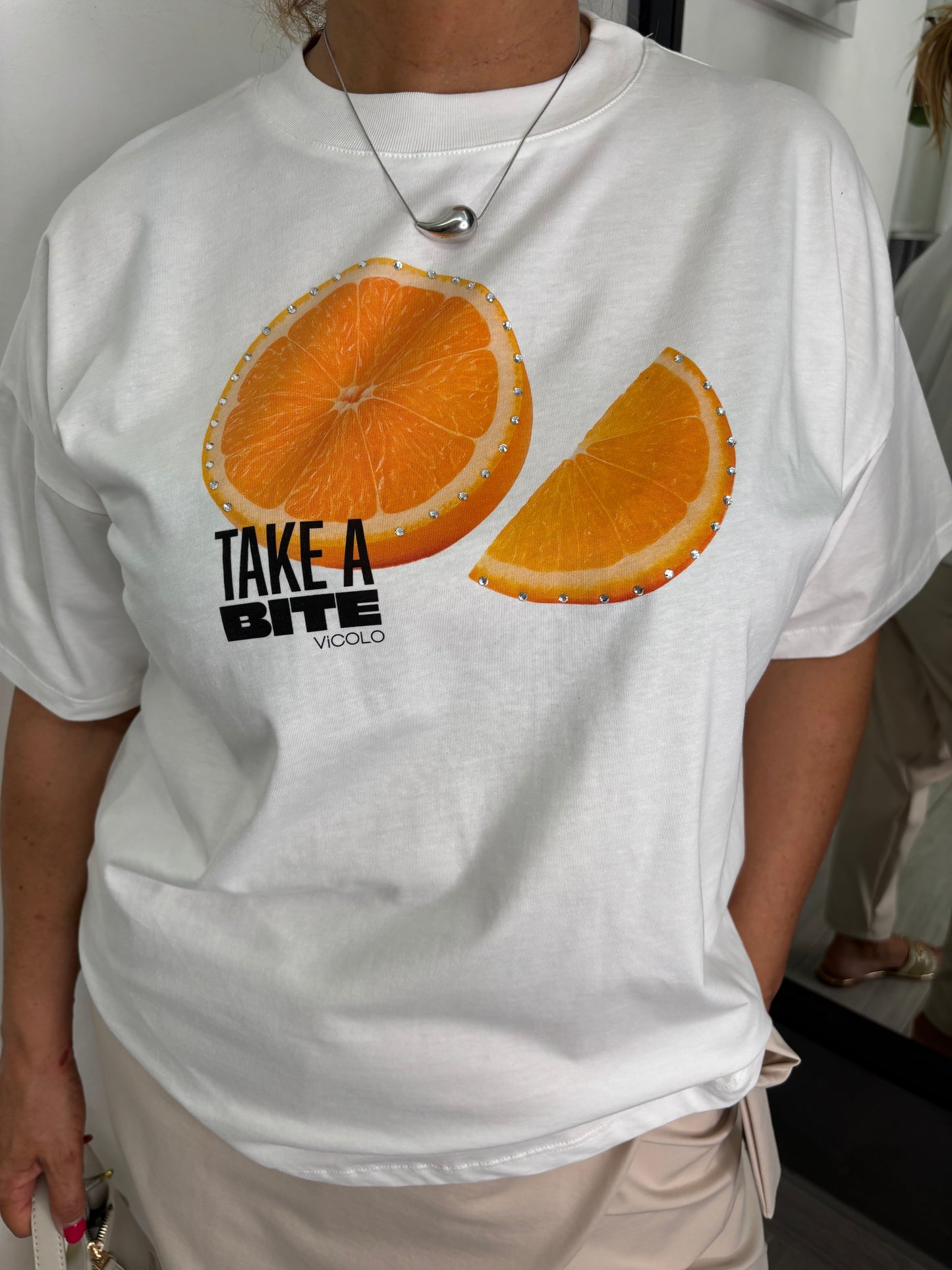 T-Shirt Arancia Vicolo