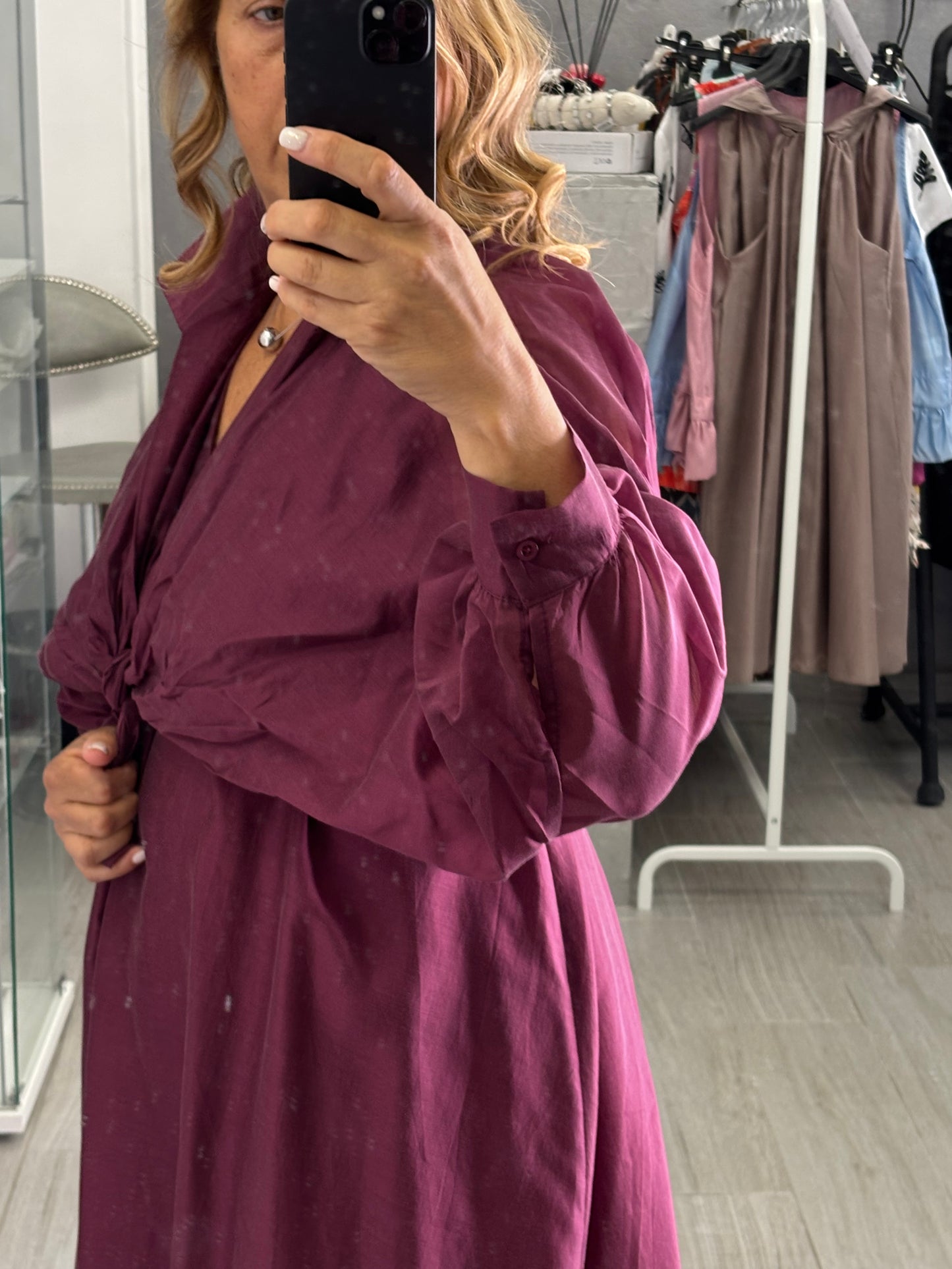 Abito Lara Bordeaux