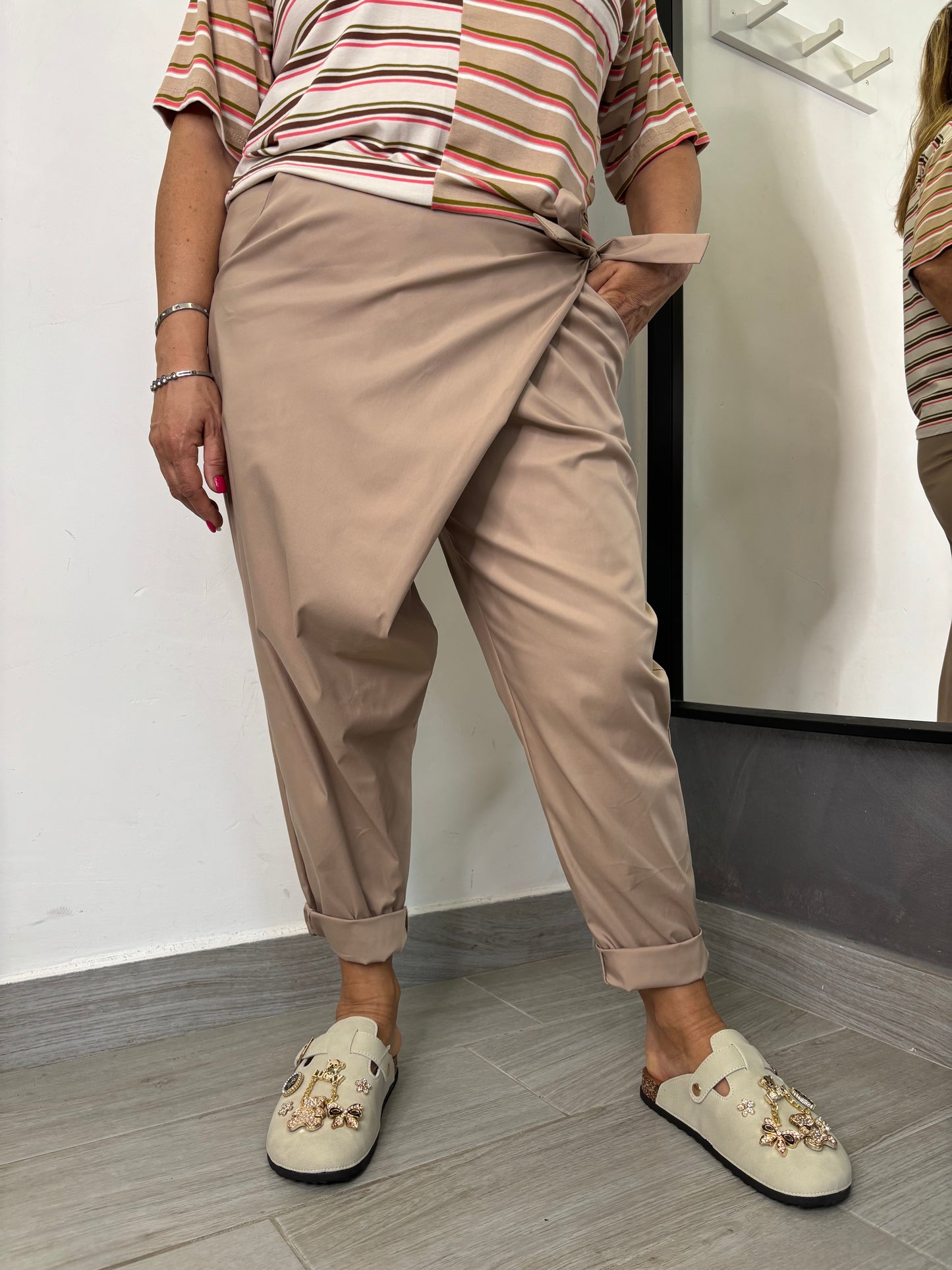Pantalone Sun Bear Tortora