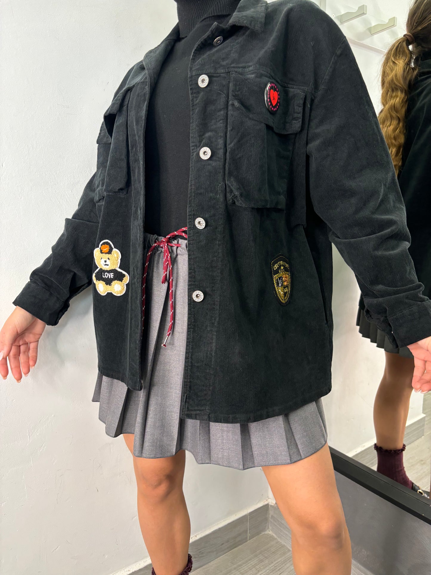 Camicia College Nera