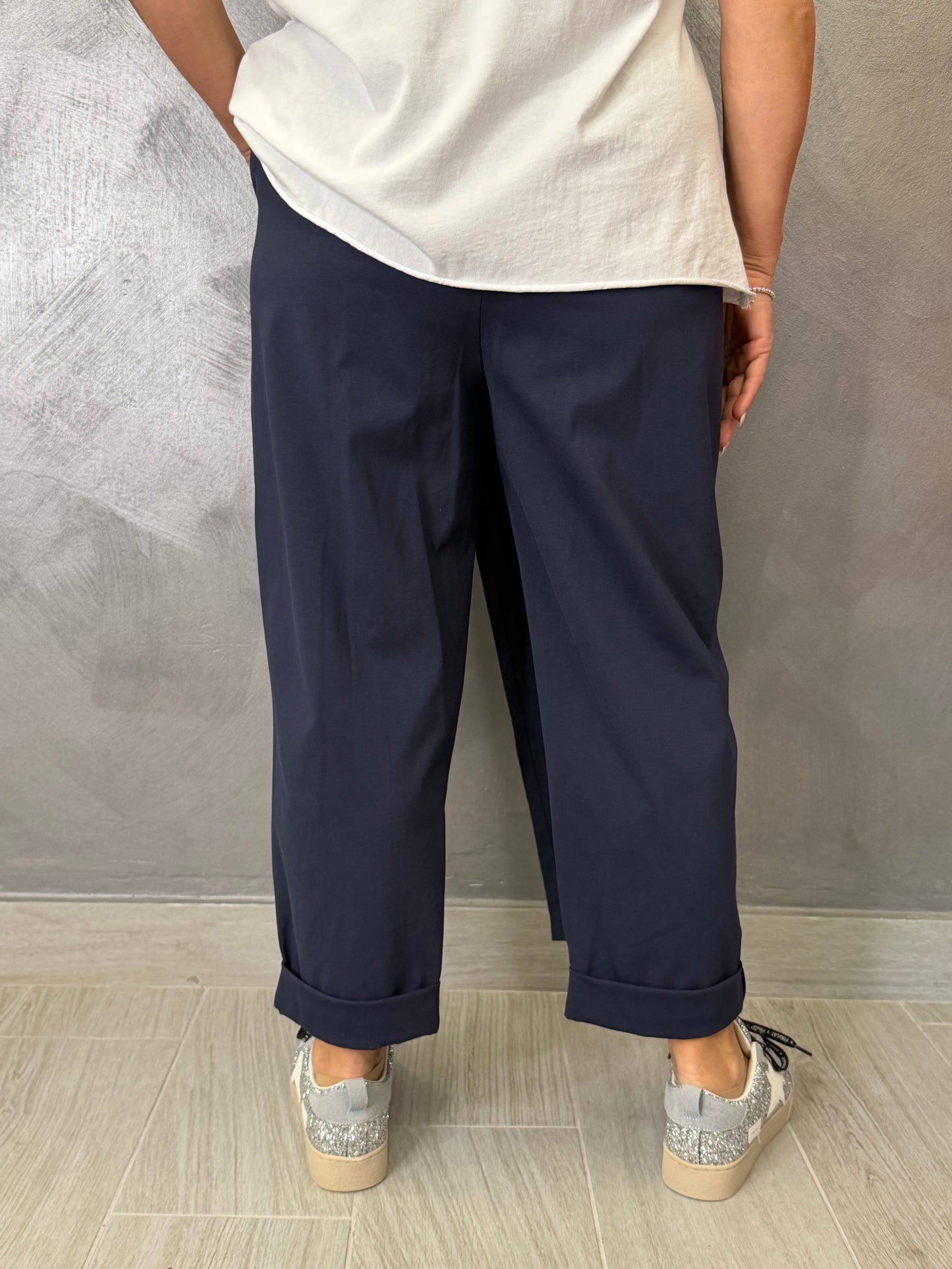 Pantalone 158C Asia Blu