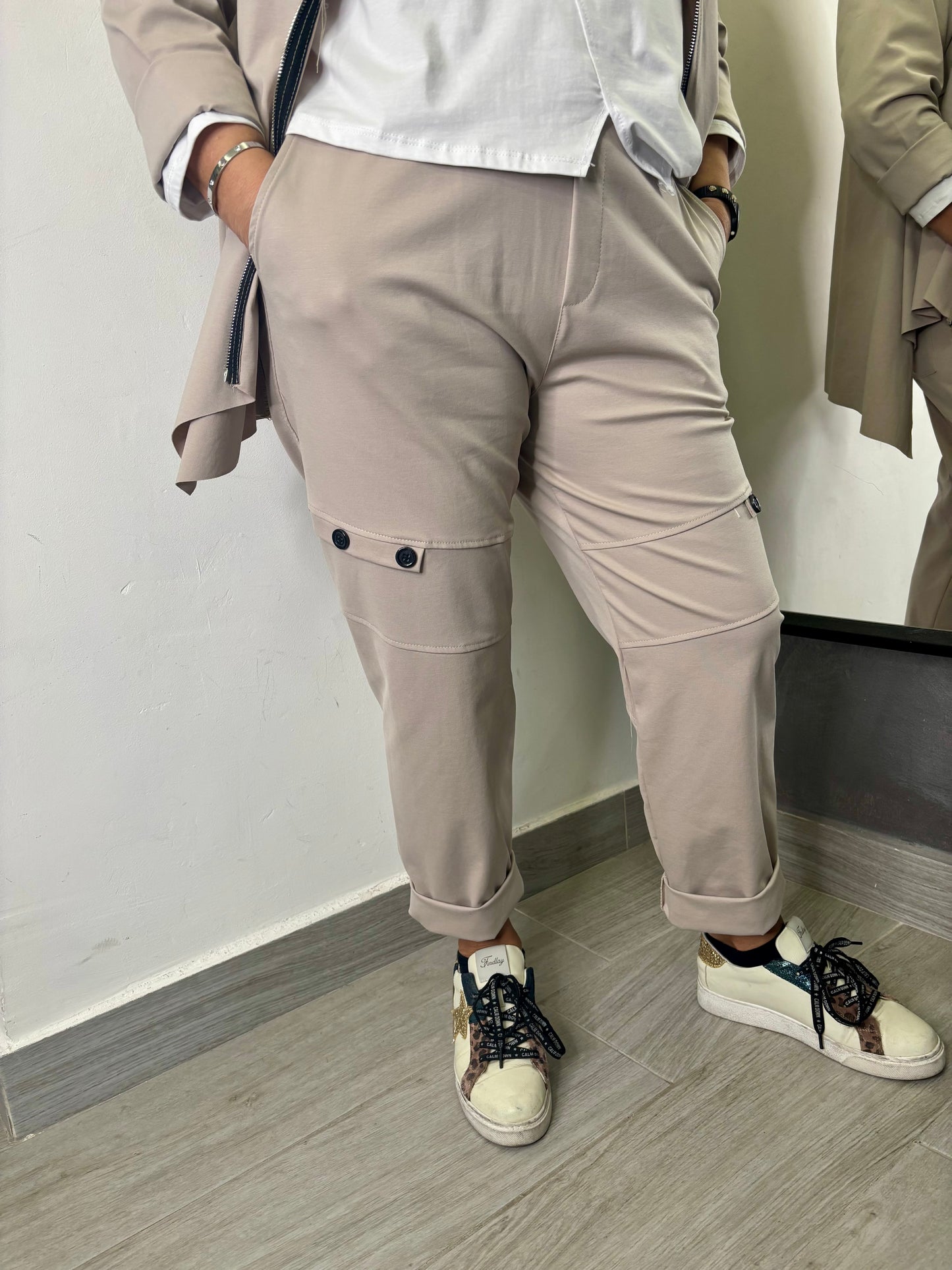 Pantalone 158C Lucilla Beige