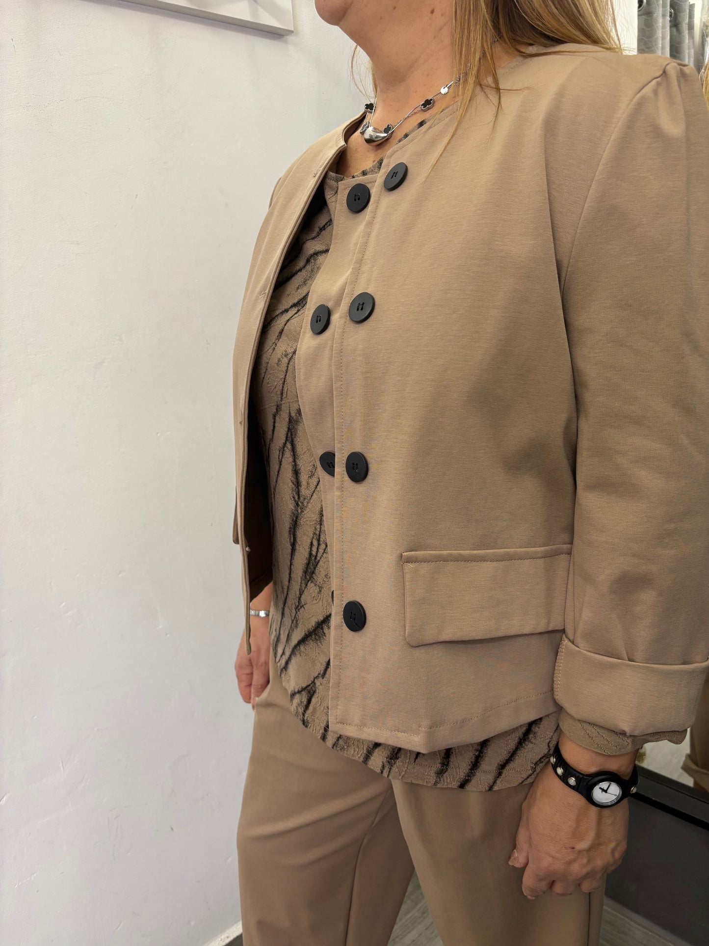 Casacca Sun Jason Beige Scuro