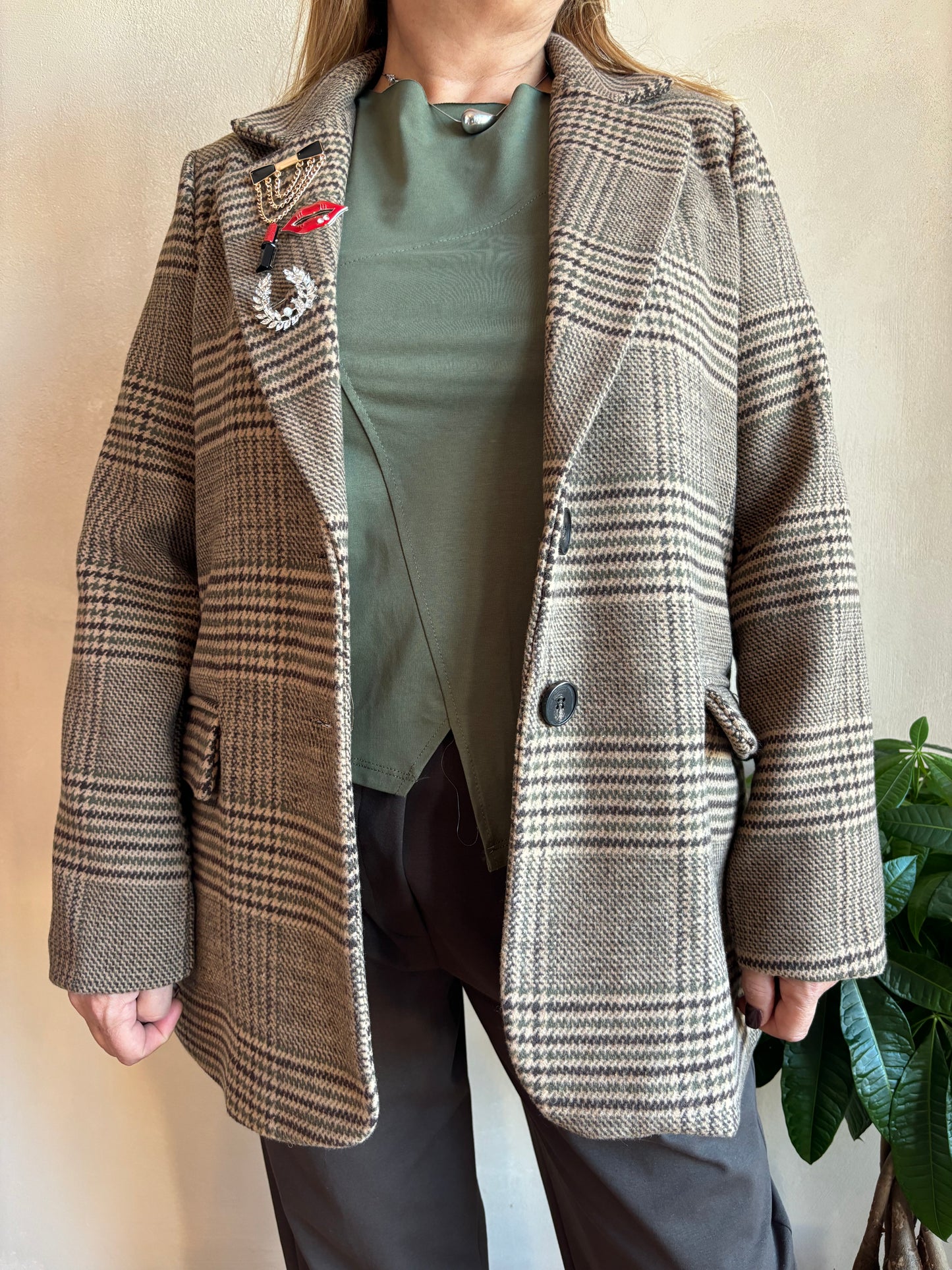 Giacca Glamour Camel