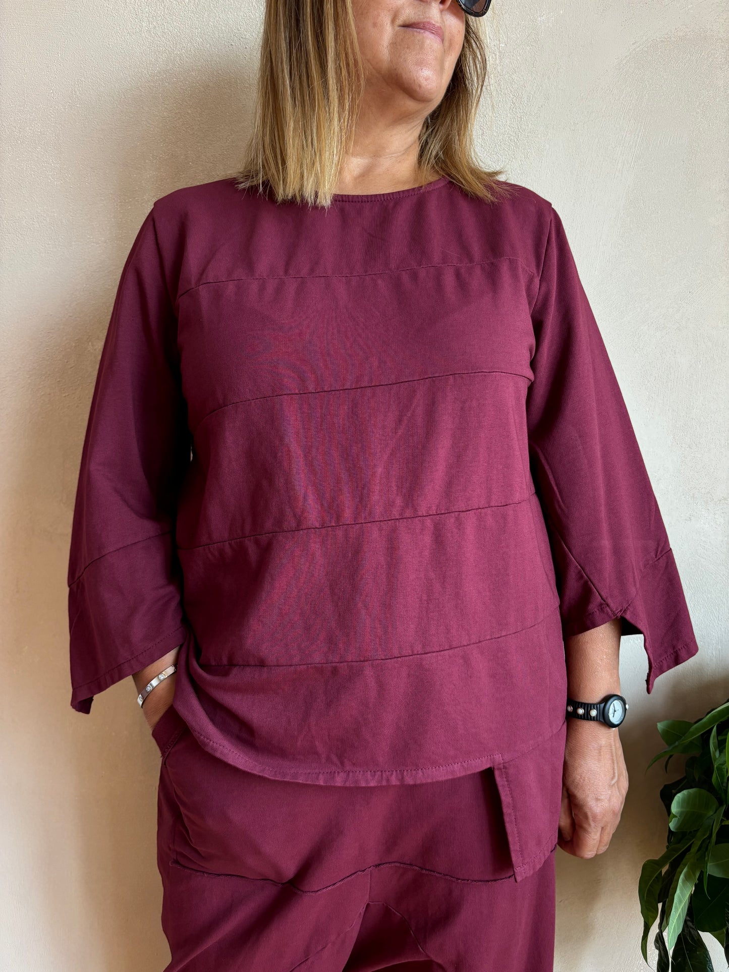 Maglia Sun Shira Bordeaux
