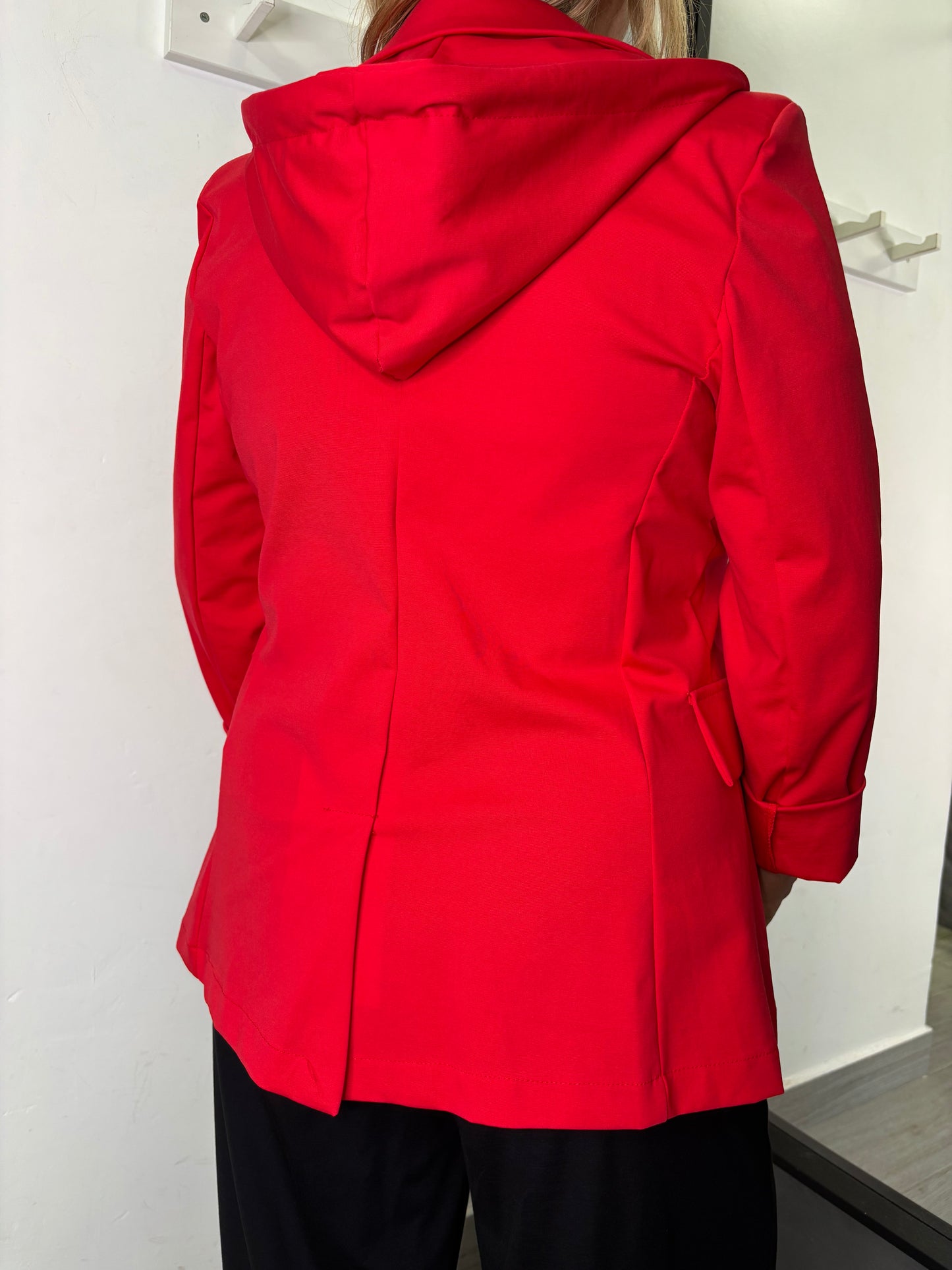 Blazer Cappuccio Rosso