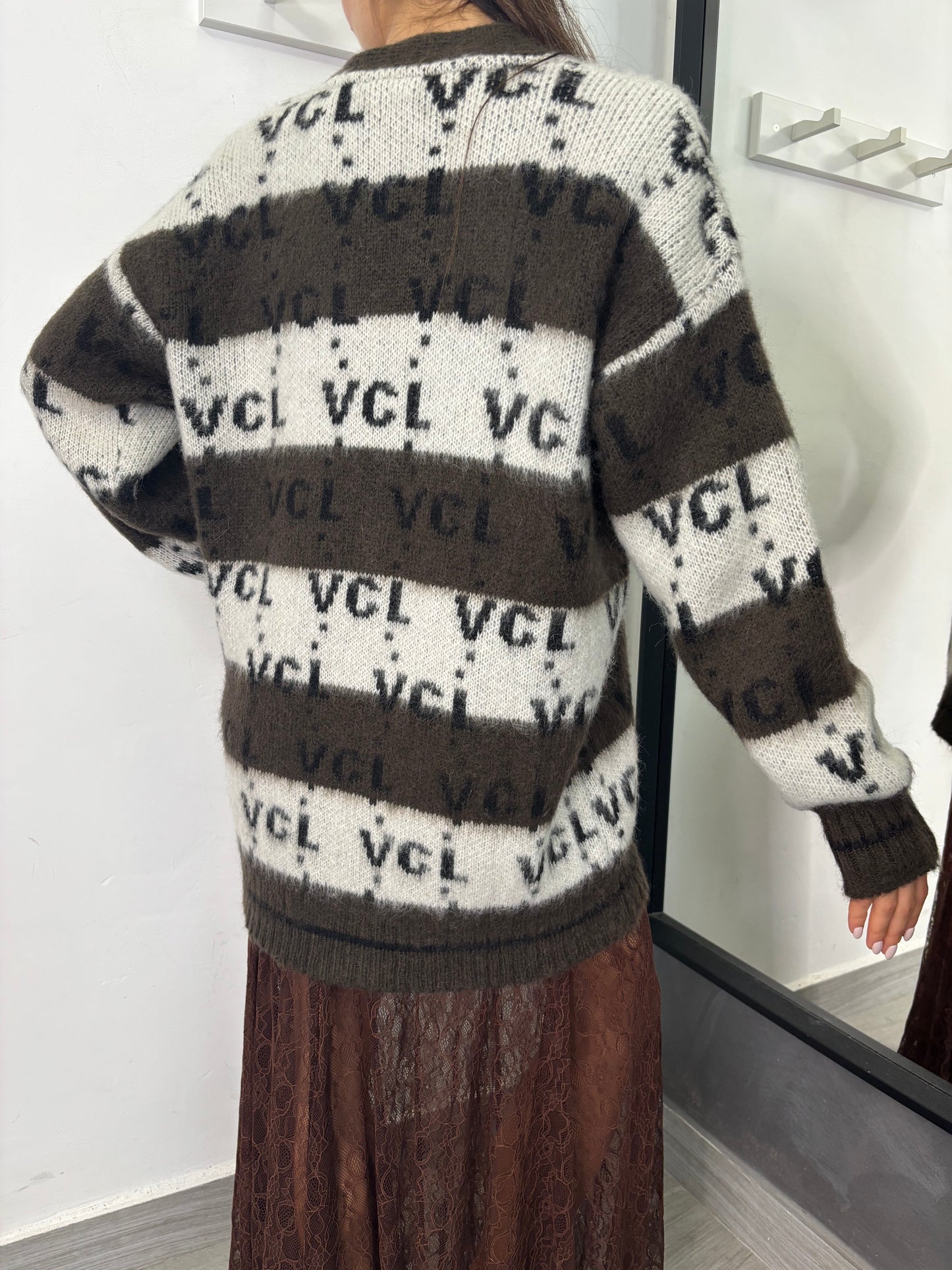 Cardigan VCL Marrone Vicolo