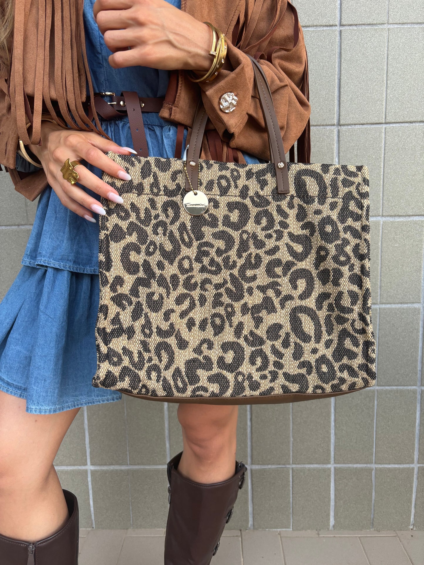 Borsa Leopardata