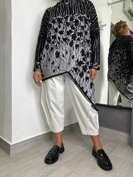 Pantalone Wendy Balloon Bianco