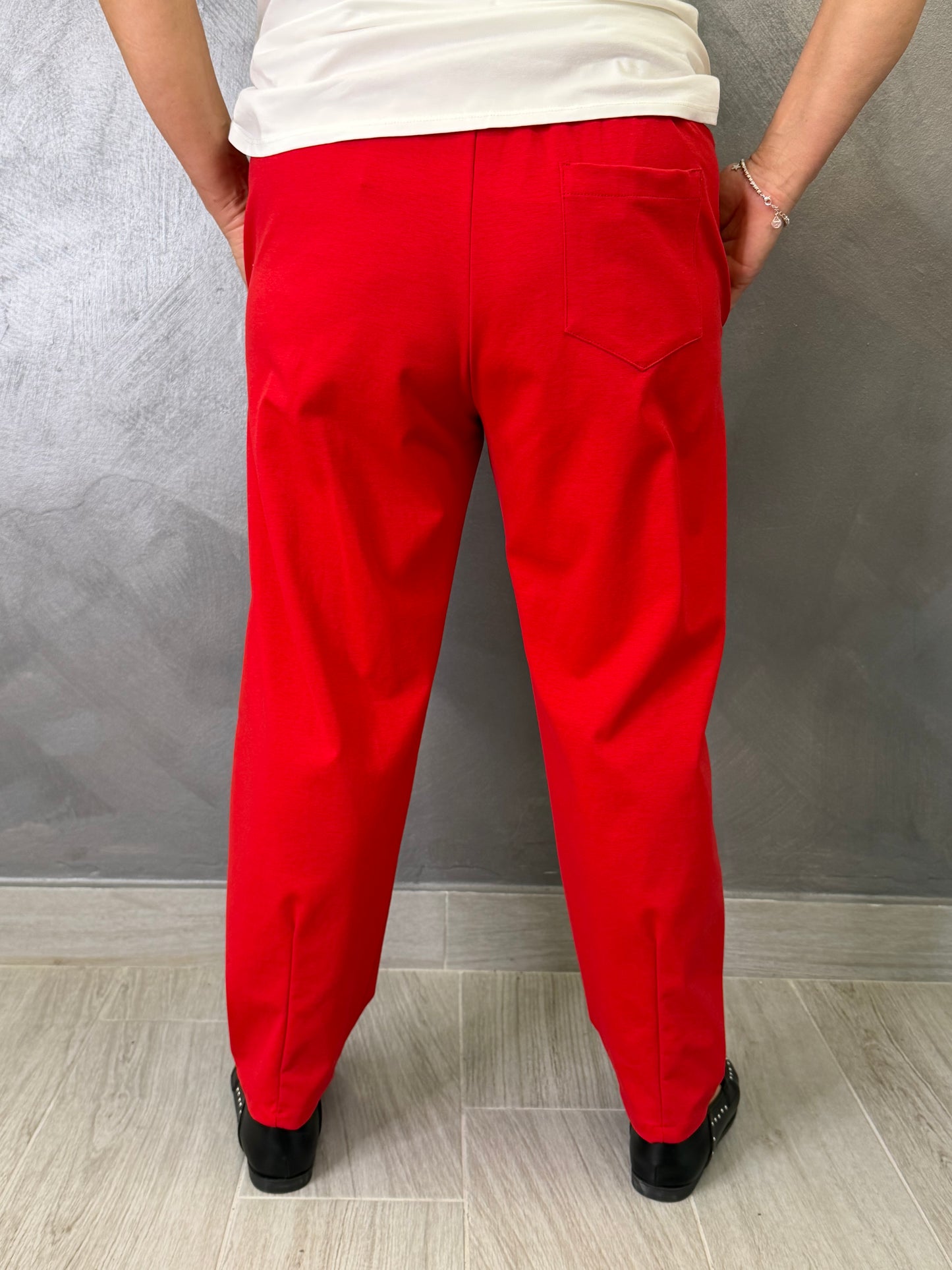 Pantalone Wendy Slim Rosso