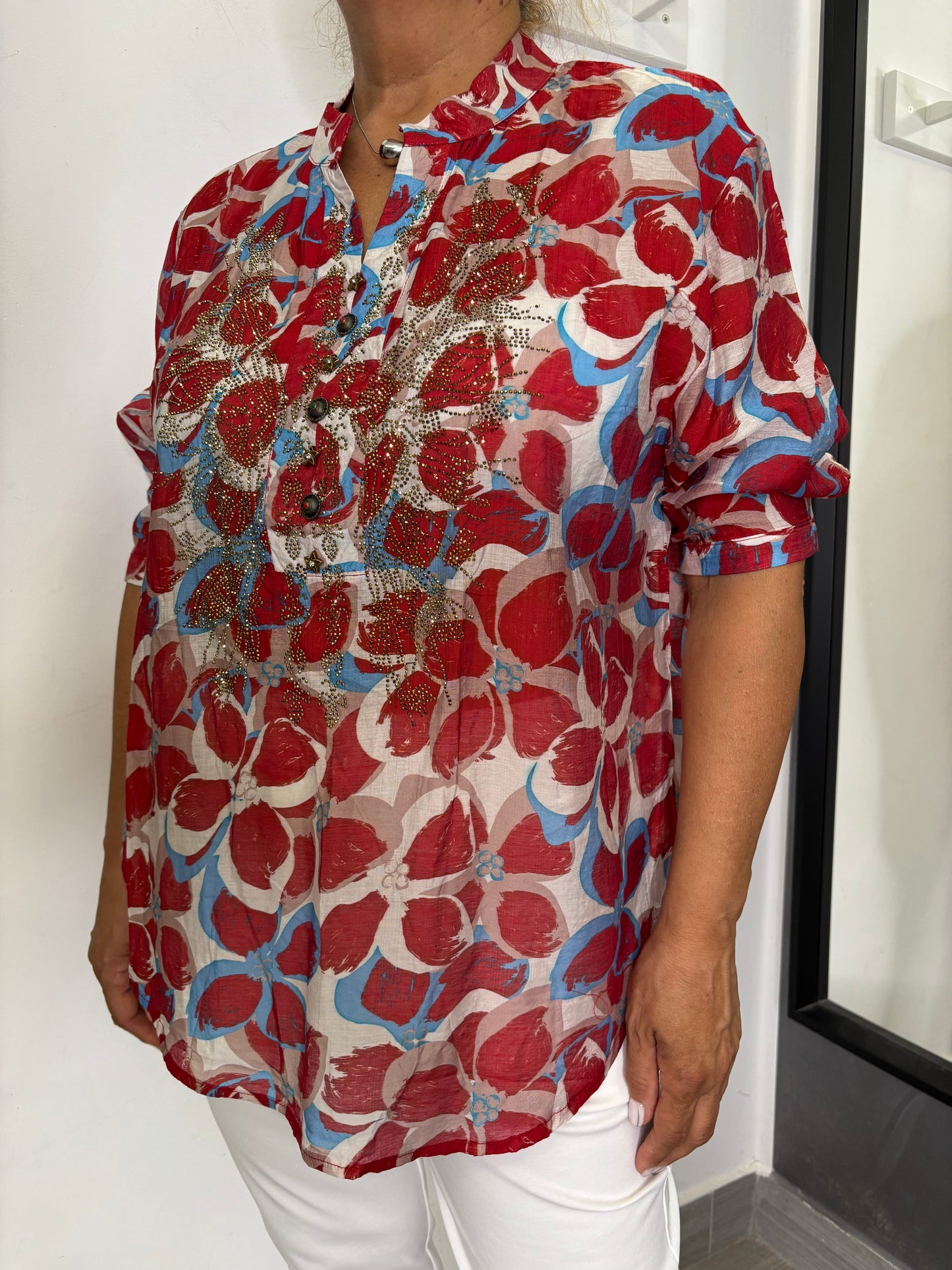 Camicia Fantasia Rossa