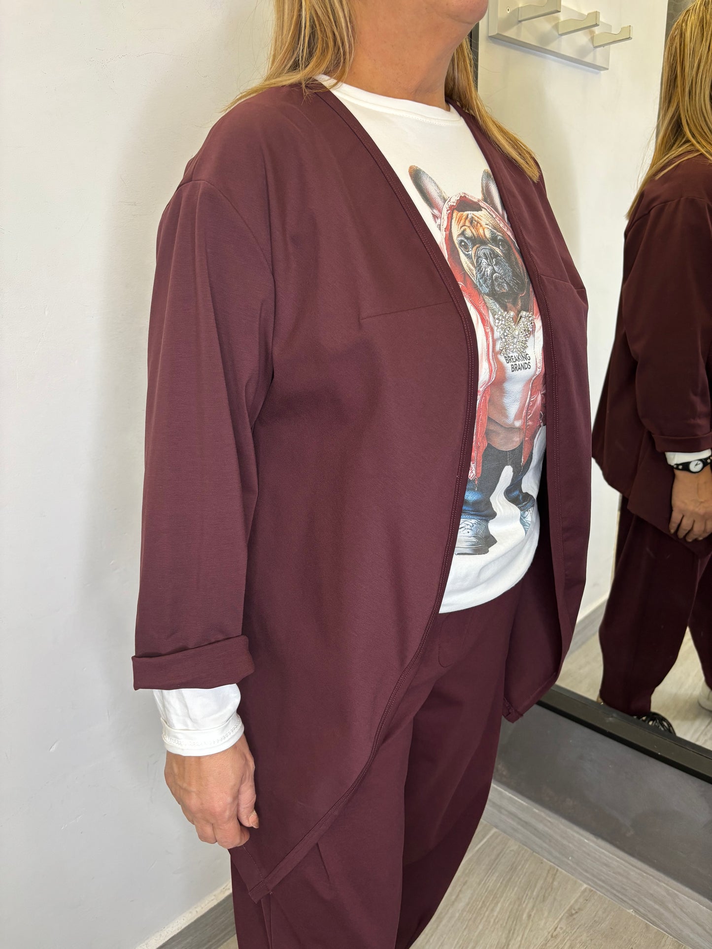 Giacca Wendy Giuditta Bordeaux