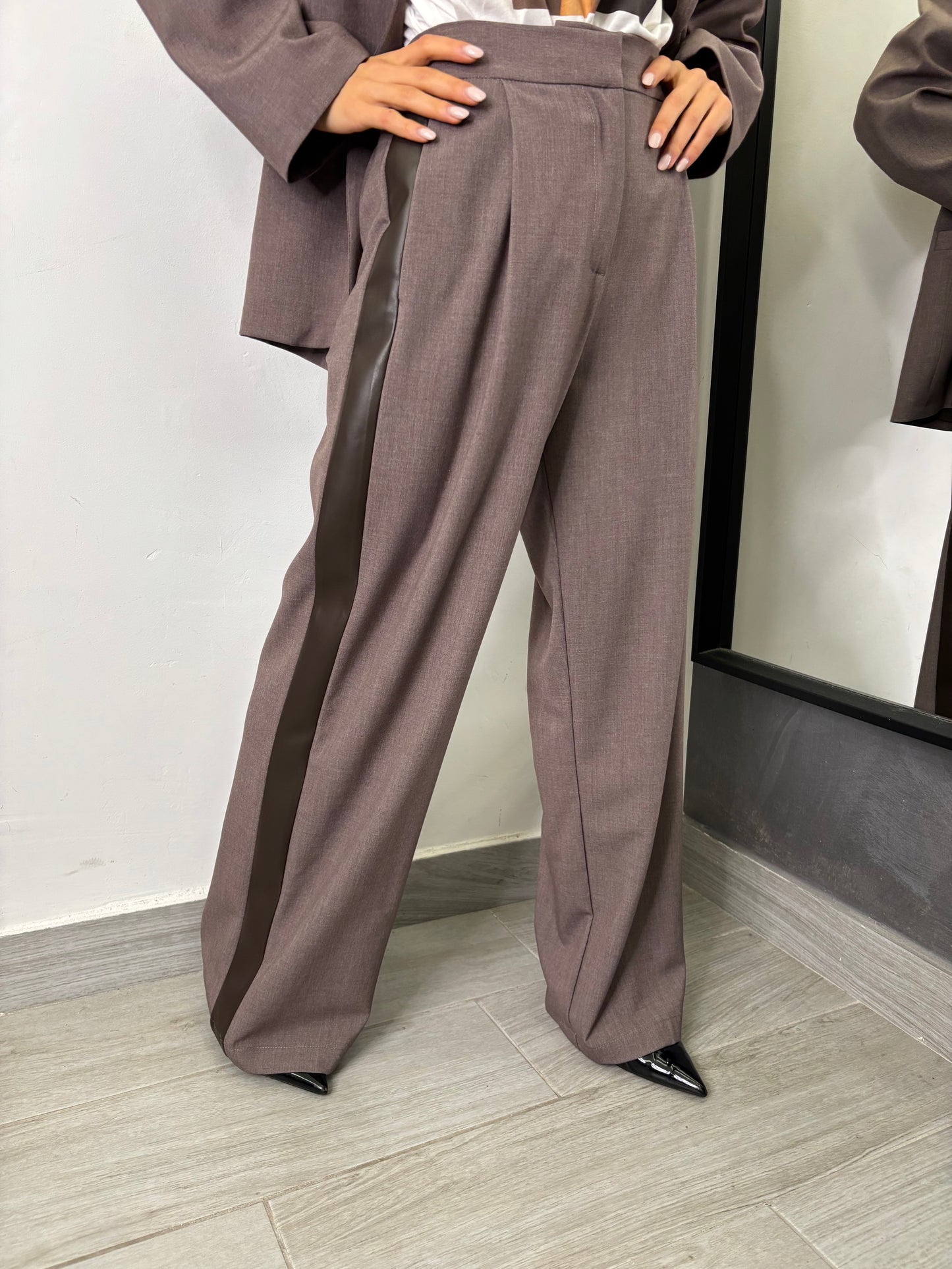 Pantalone Nocciola Mélange Imperial