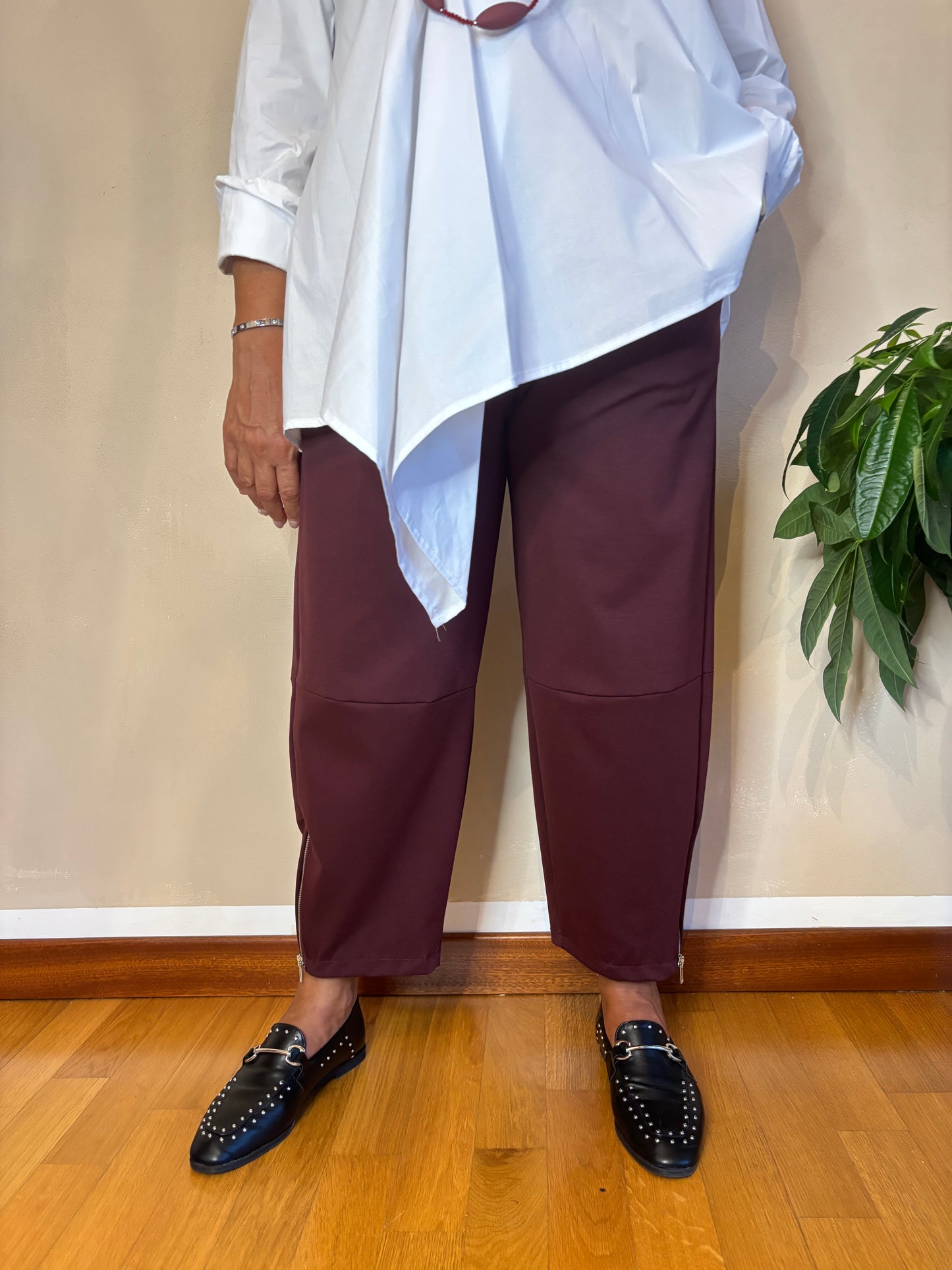 Pantalone Wendy Liz Bordeaux