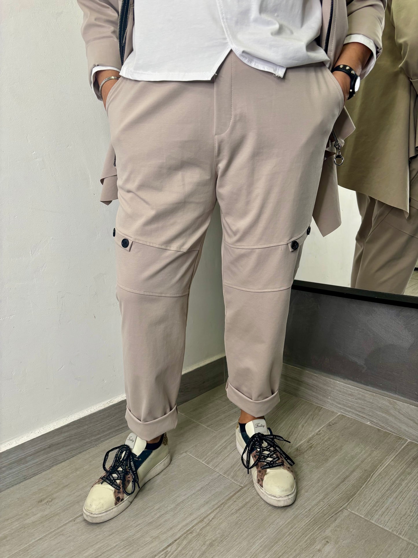Pantalone 158C Lucilla Beige