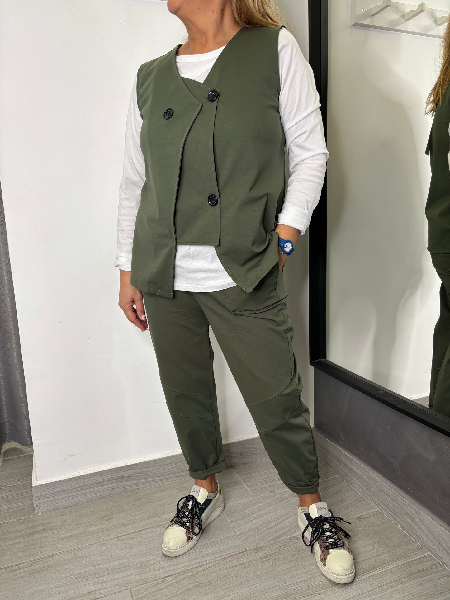 Pantalone 158C Ely Verde