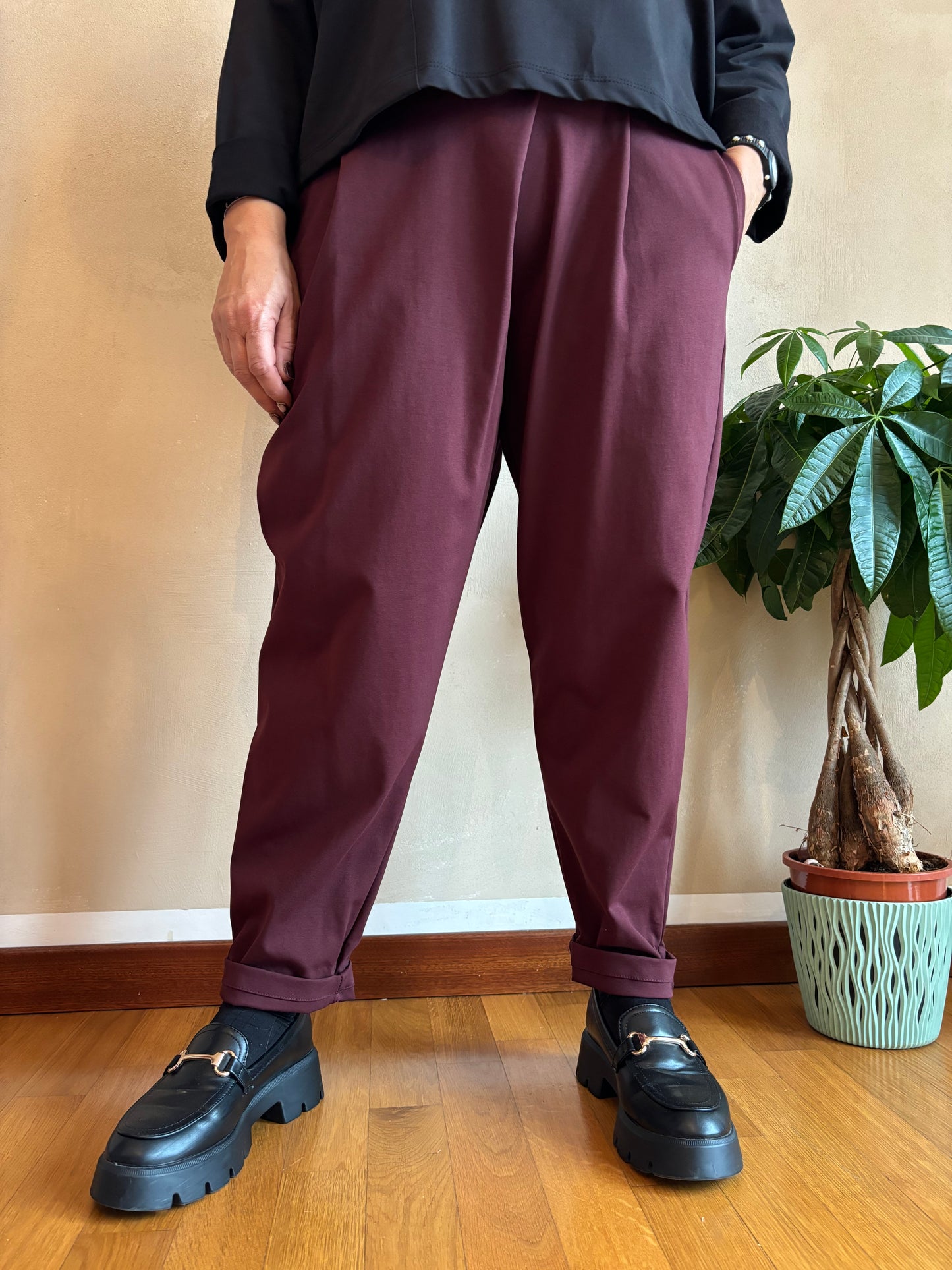 Pantalone Wendy Zoe Bordeaux