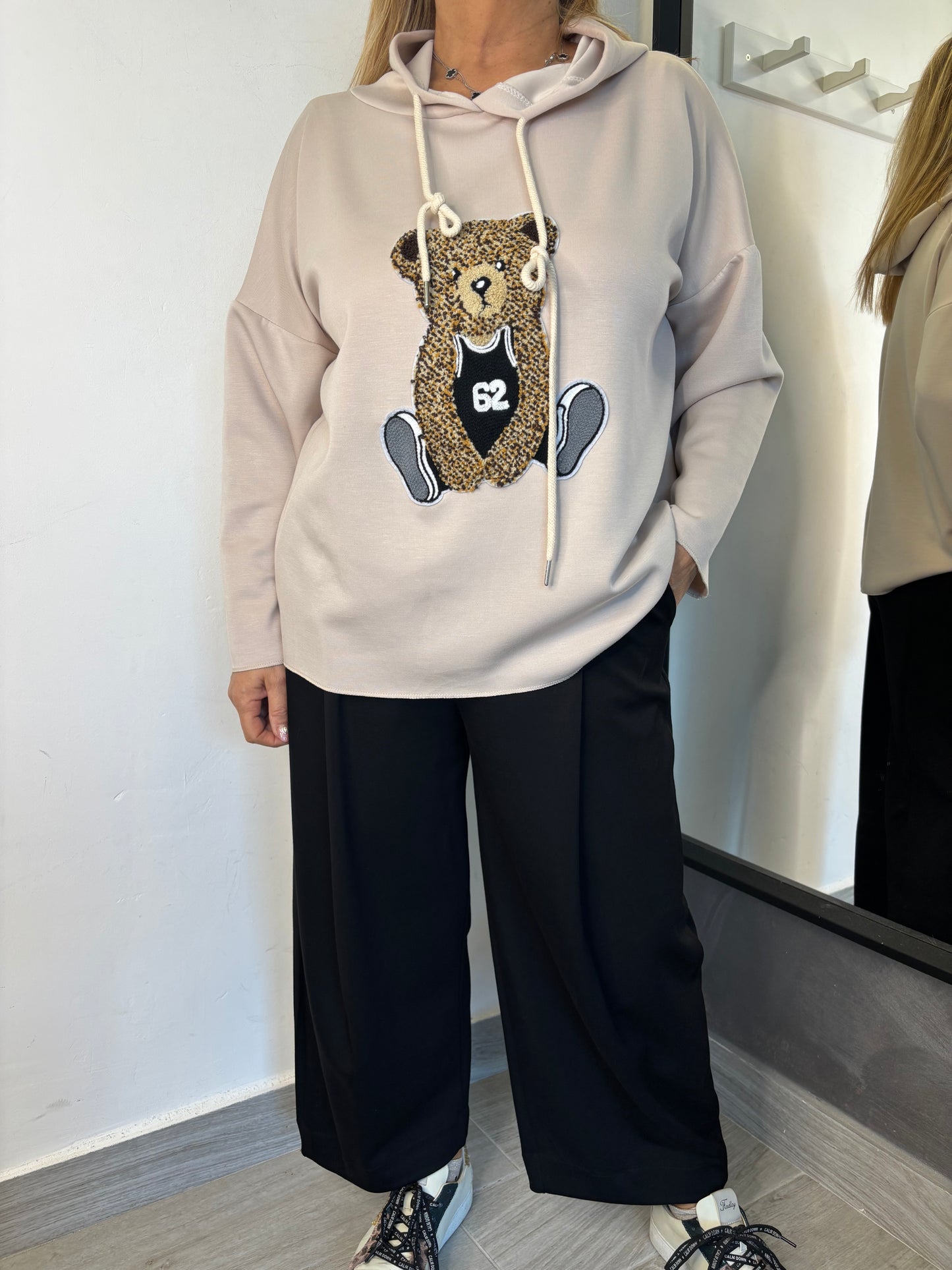 Felpa Teddy Burro