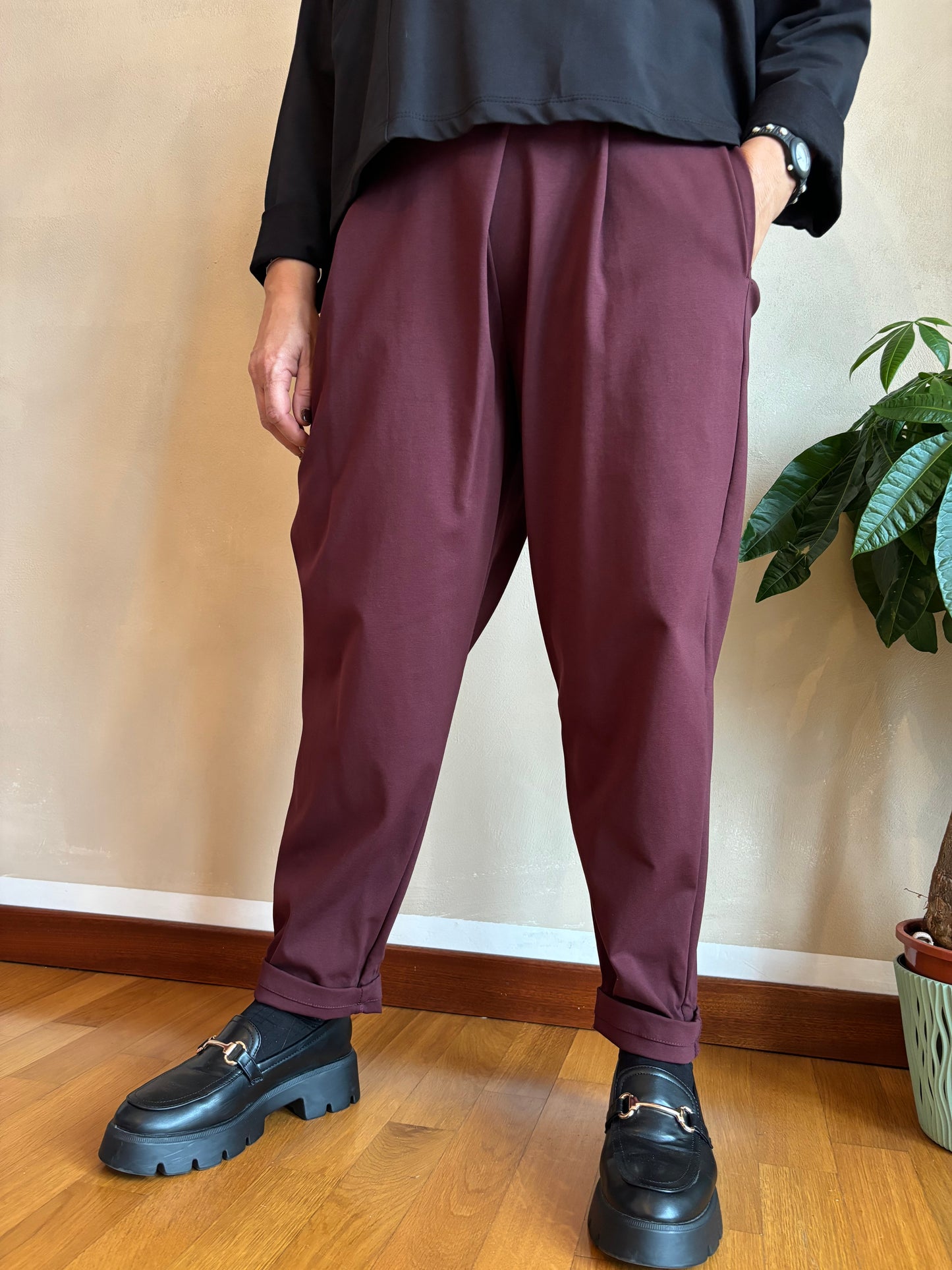 Pantalone Wendy Zoe Bordeaux