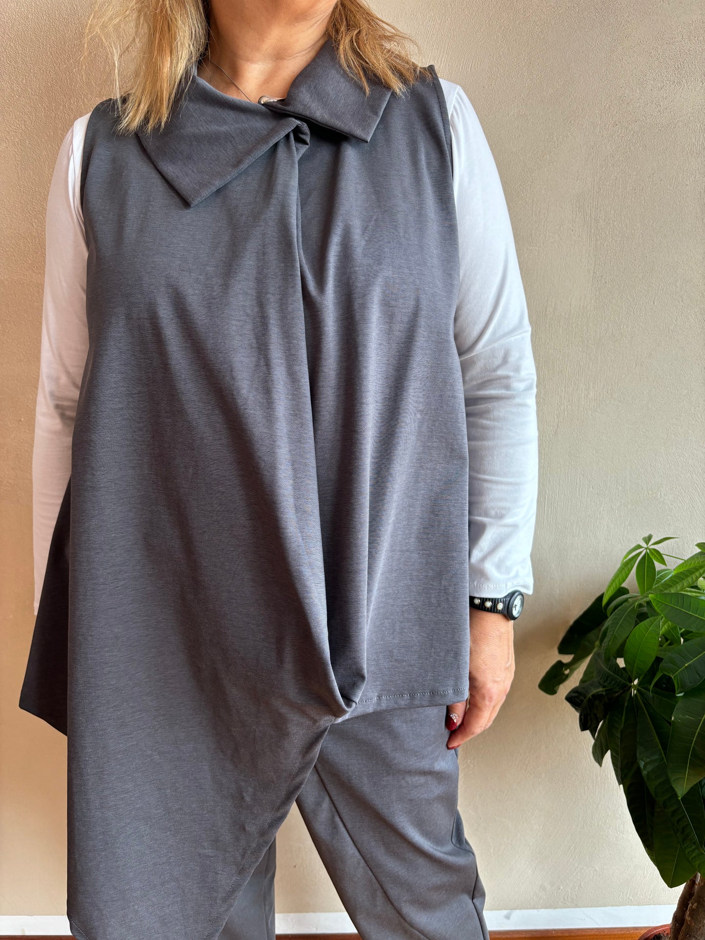 Gilet Sun Agata Grigio