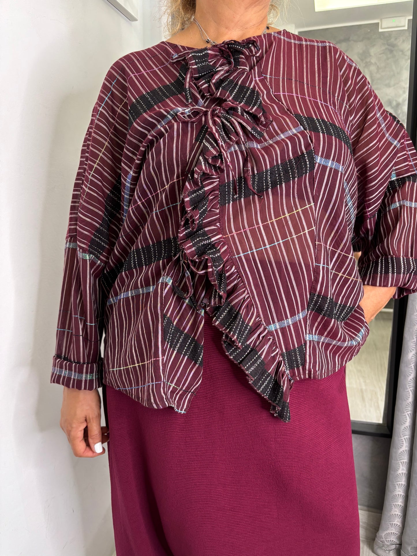 Camicia Wendy Anita Bordeaux