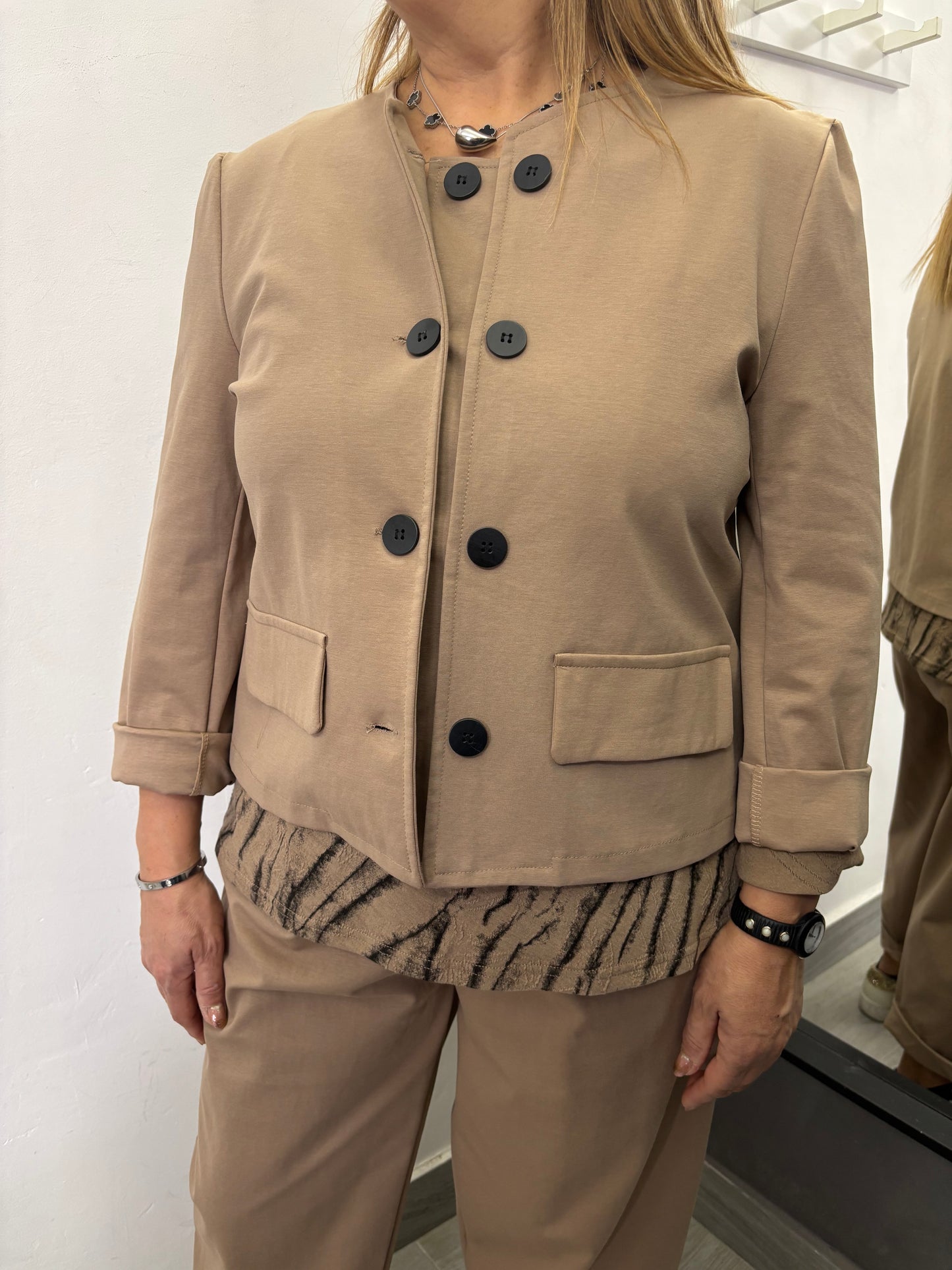 Casacca Sun Jason Beige Scuro