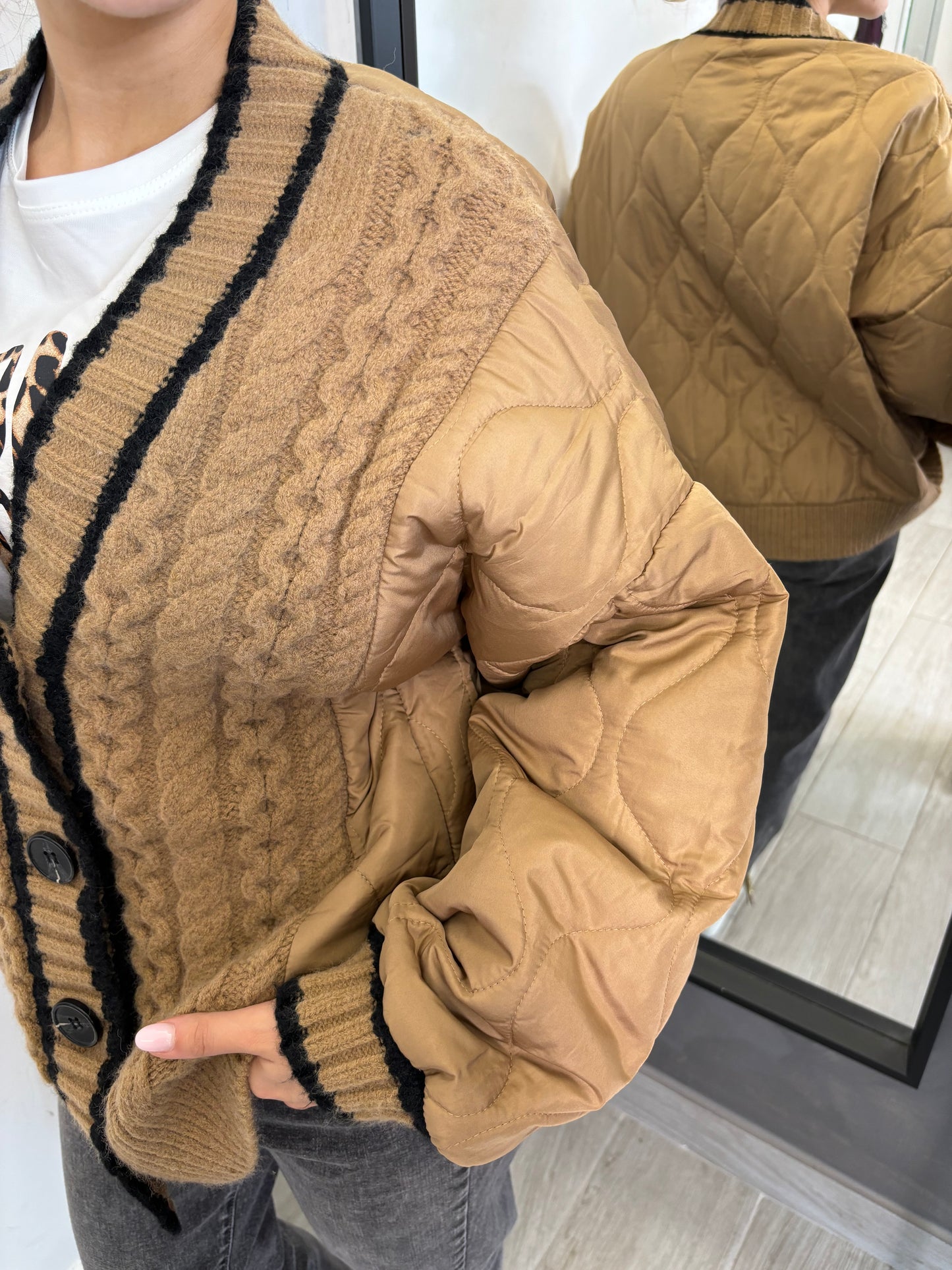 Piumino Lanetta Camel