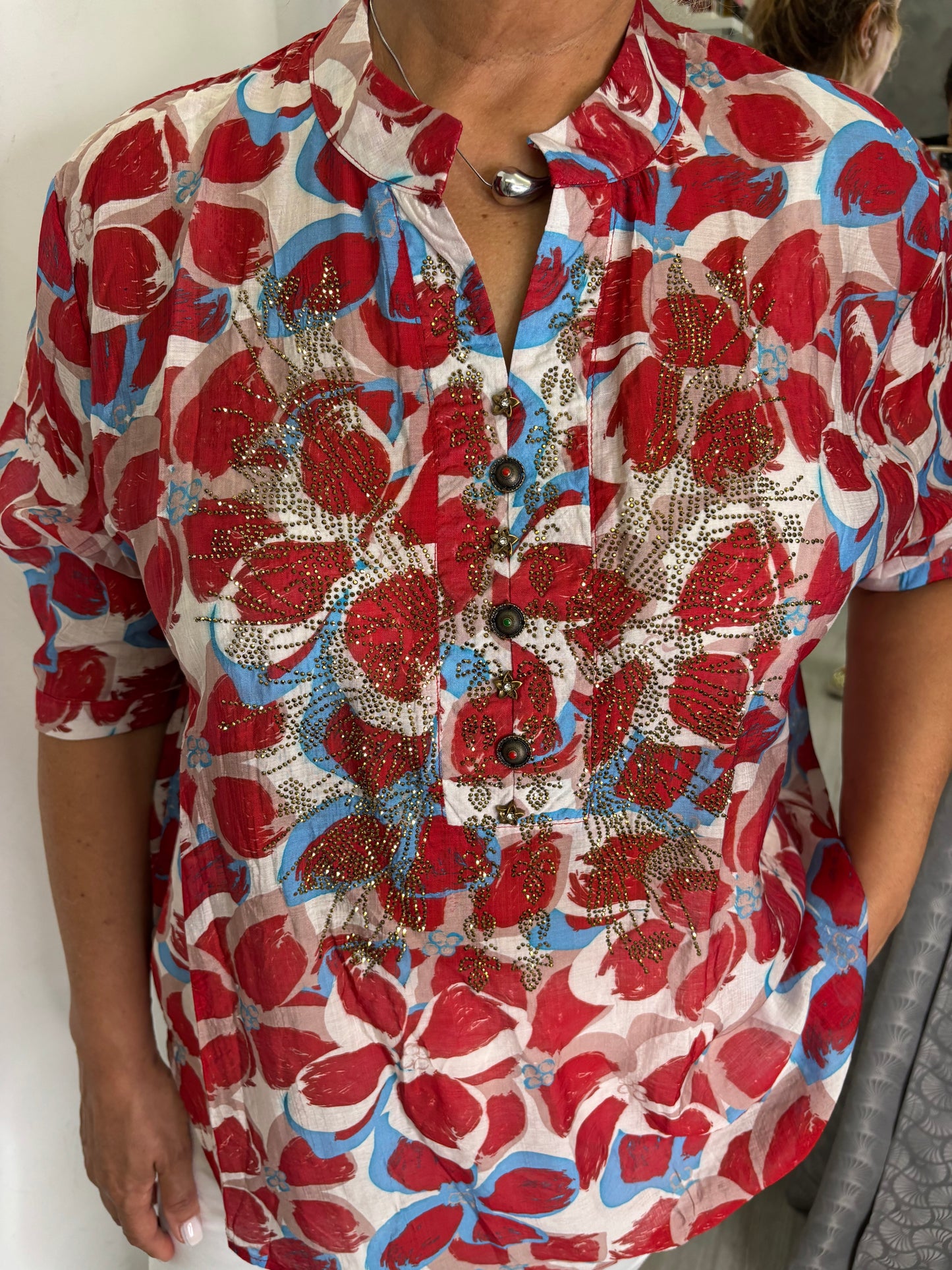 Camicia Fantasia Rossa