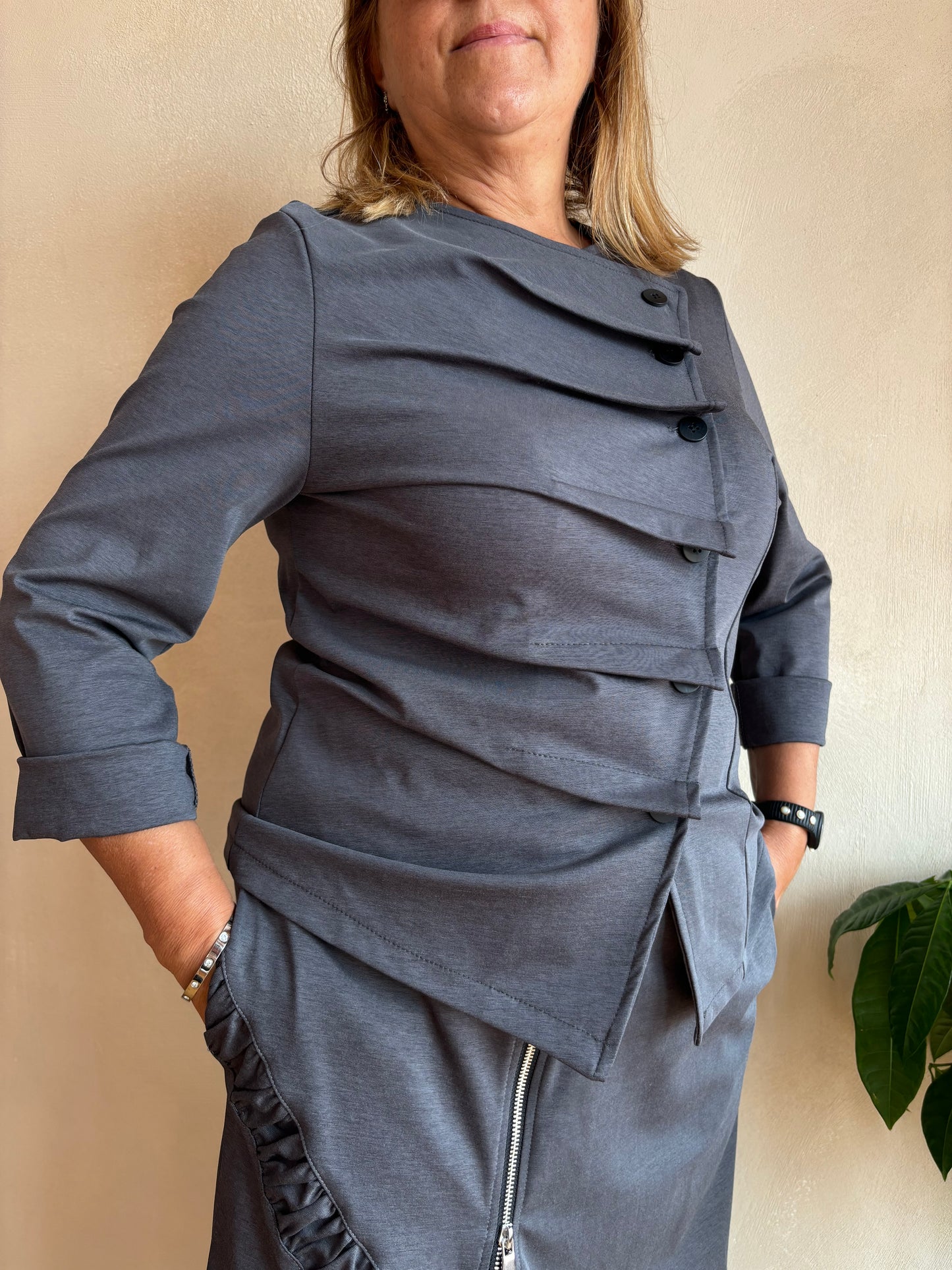 Giacca Sun Giove Grigio Fumo