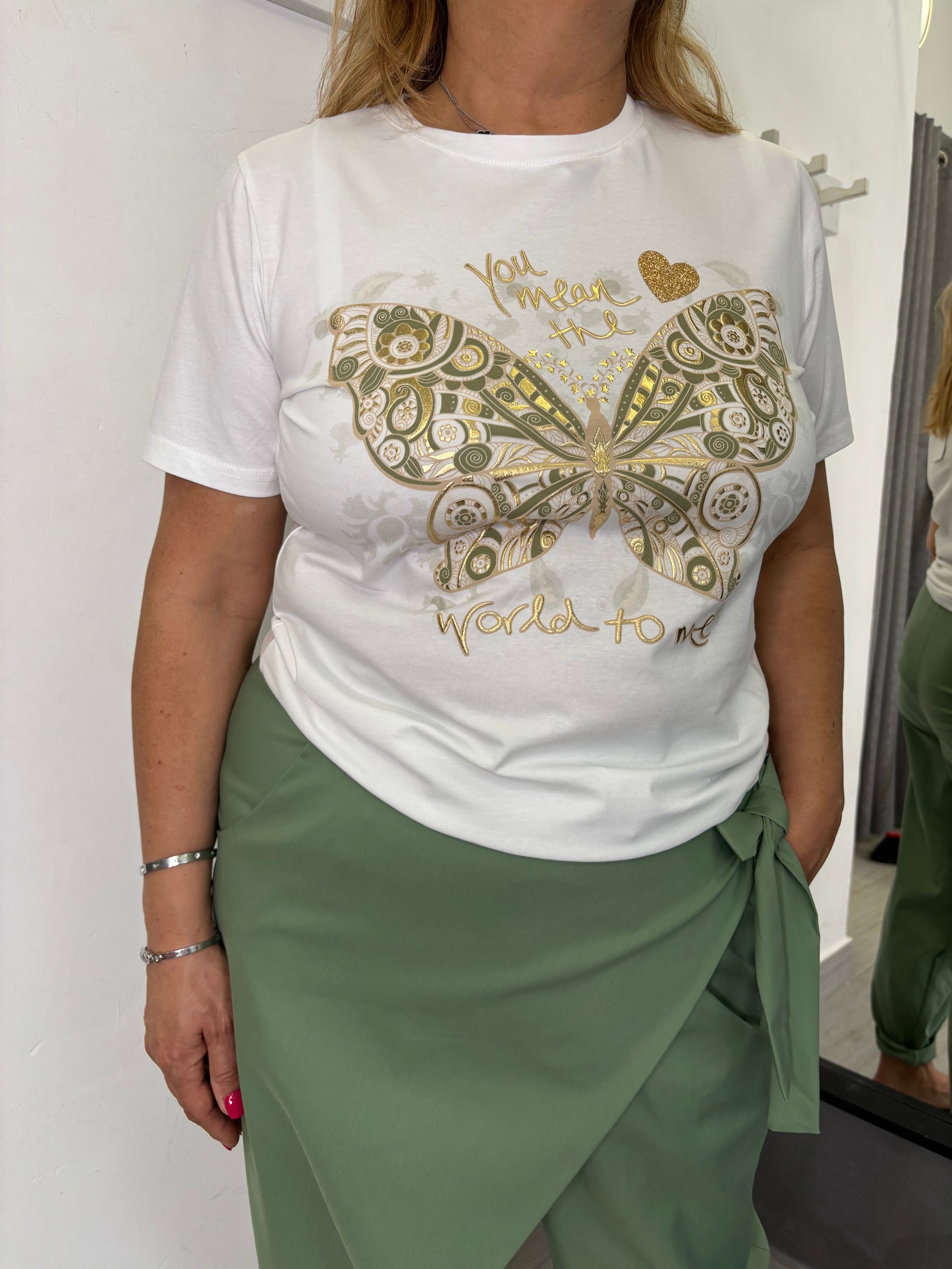 T-Shirt Farfalla Gold