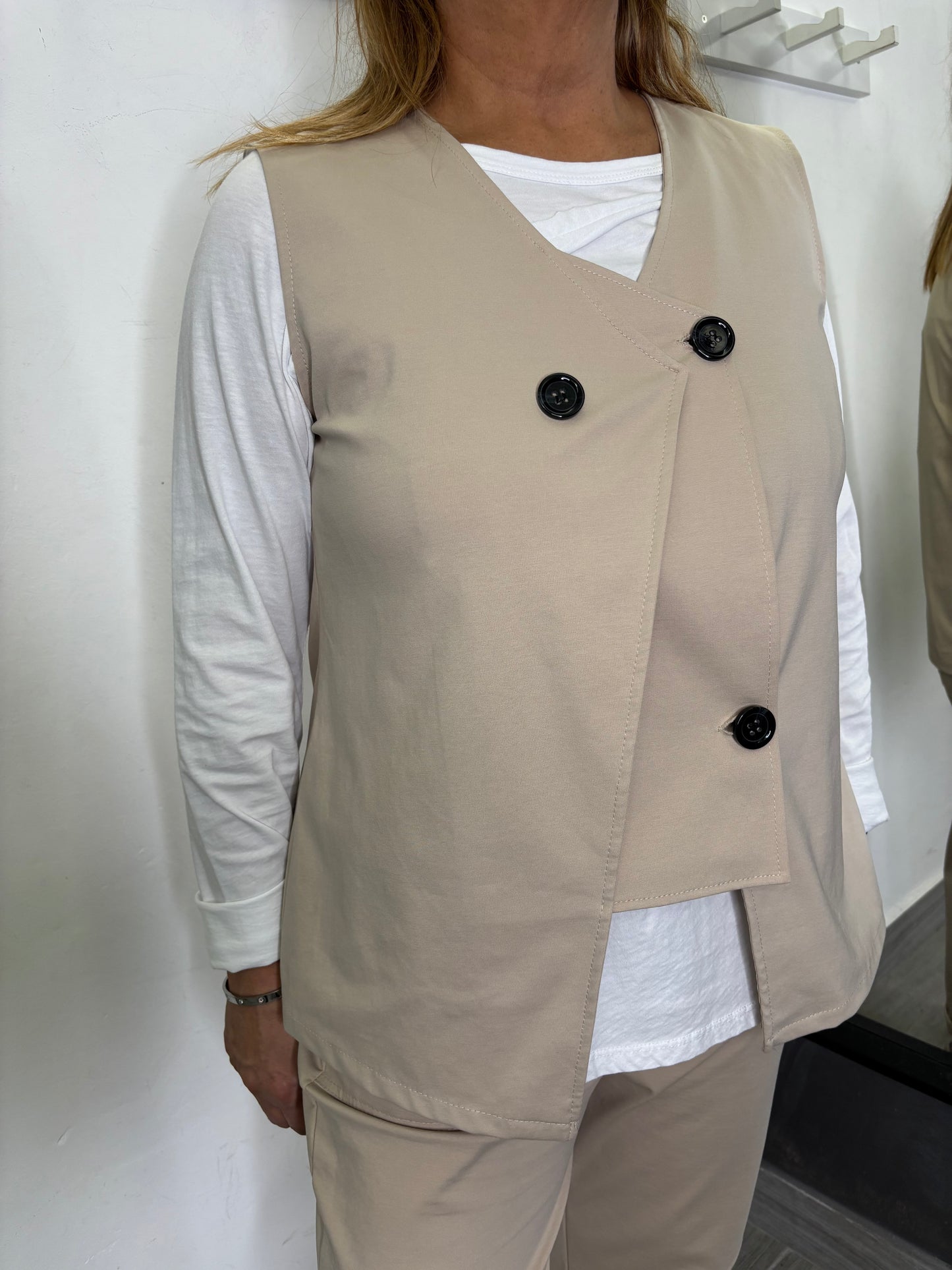 Gilet 158C Ely Beige