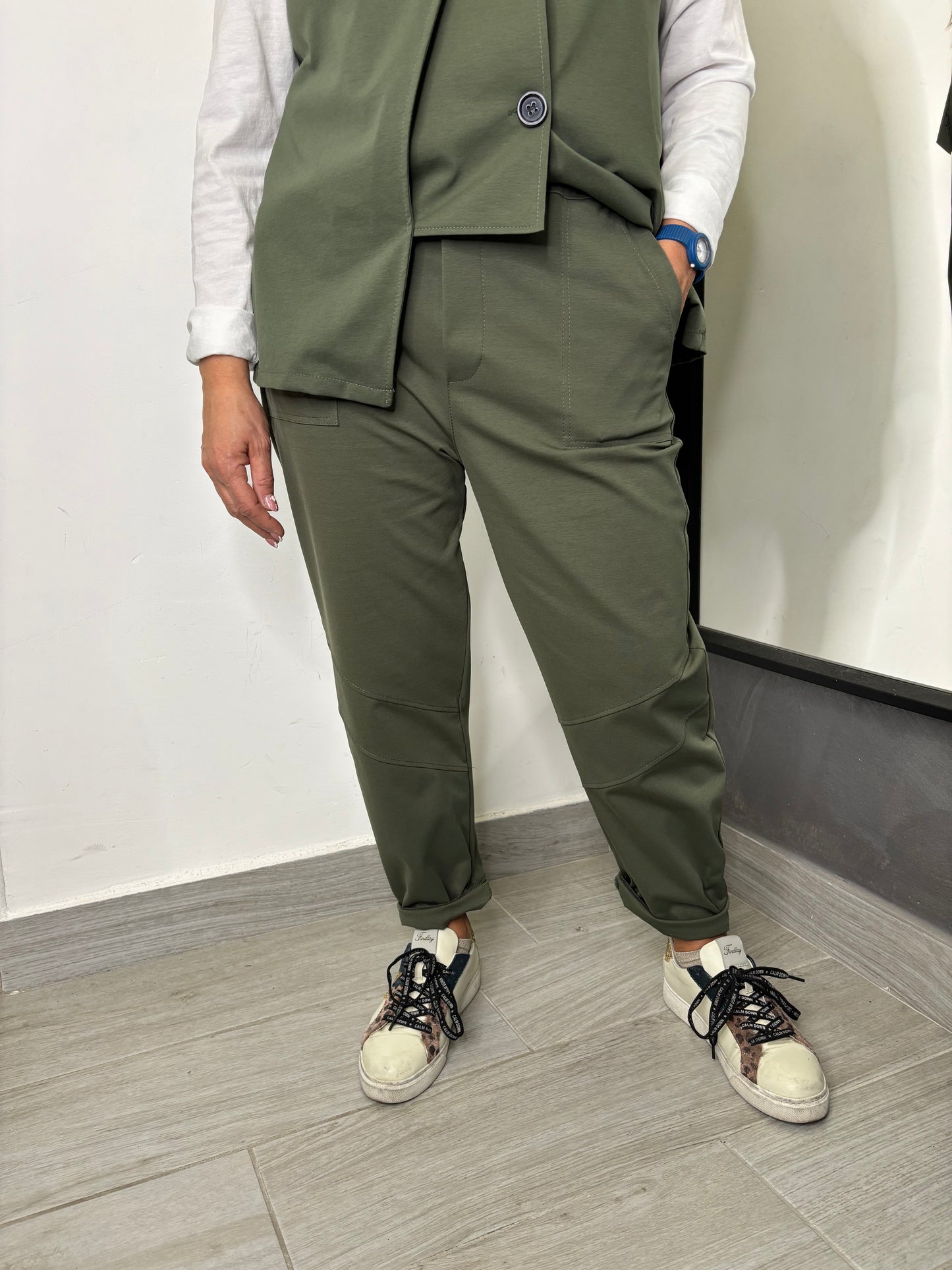 Pantalone 158C Ely Verde
