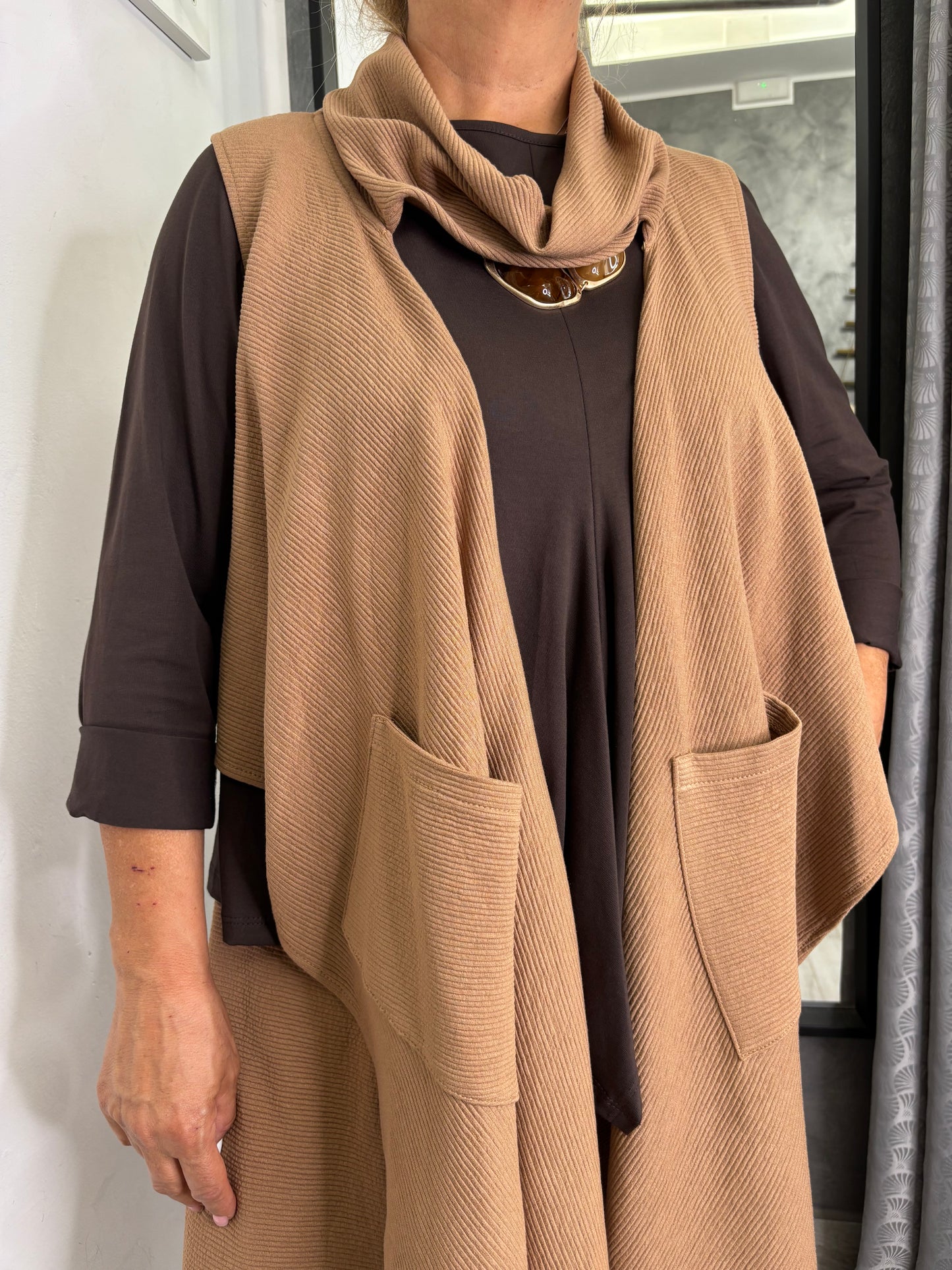 Gilet Wendy Morgan Cammello