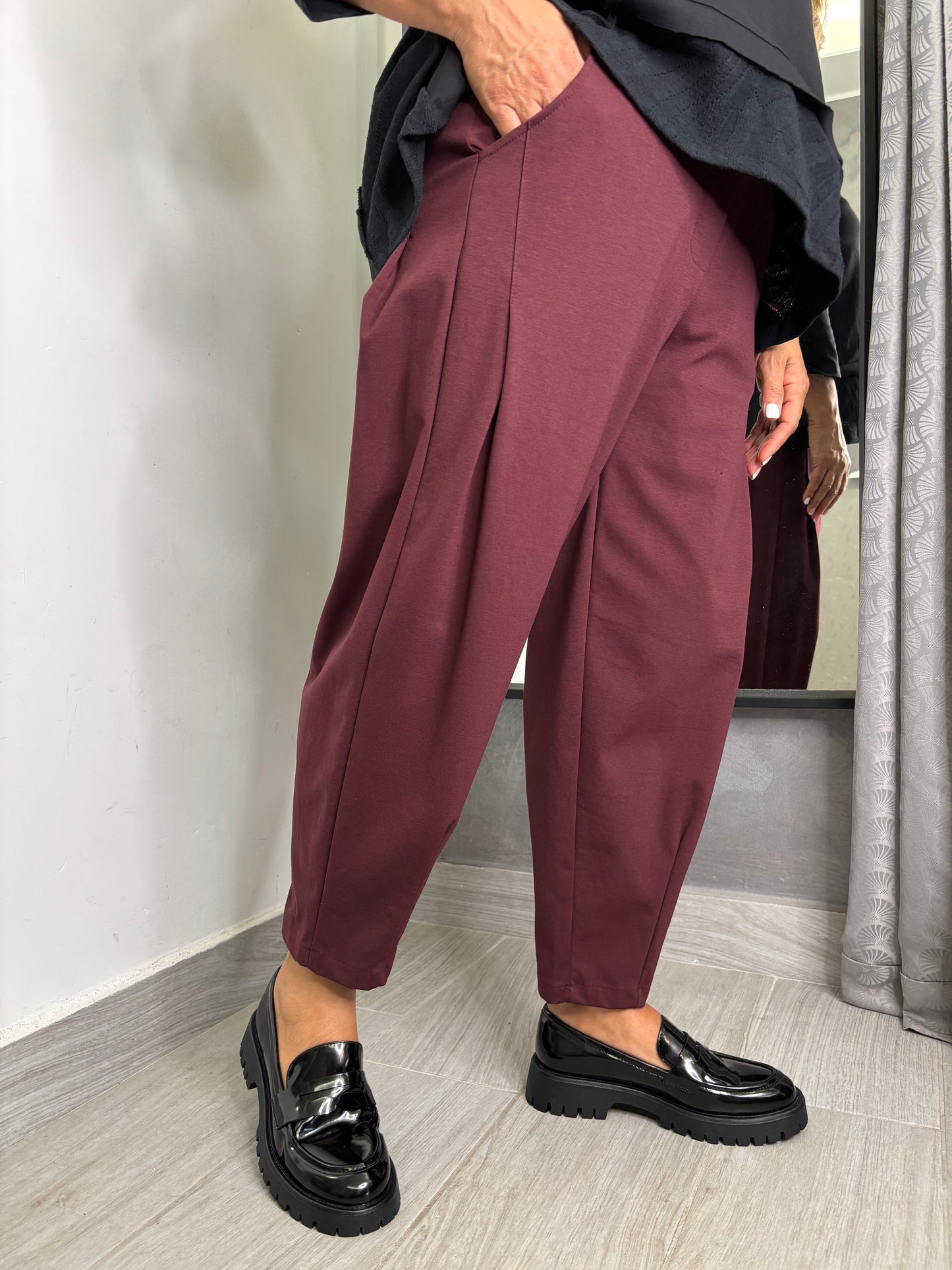 Pantalone Wendy Giuditta Bordeaux