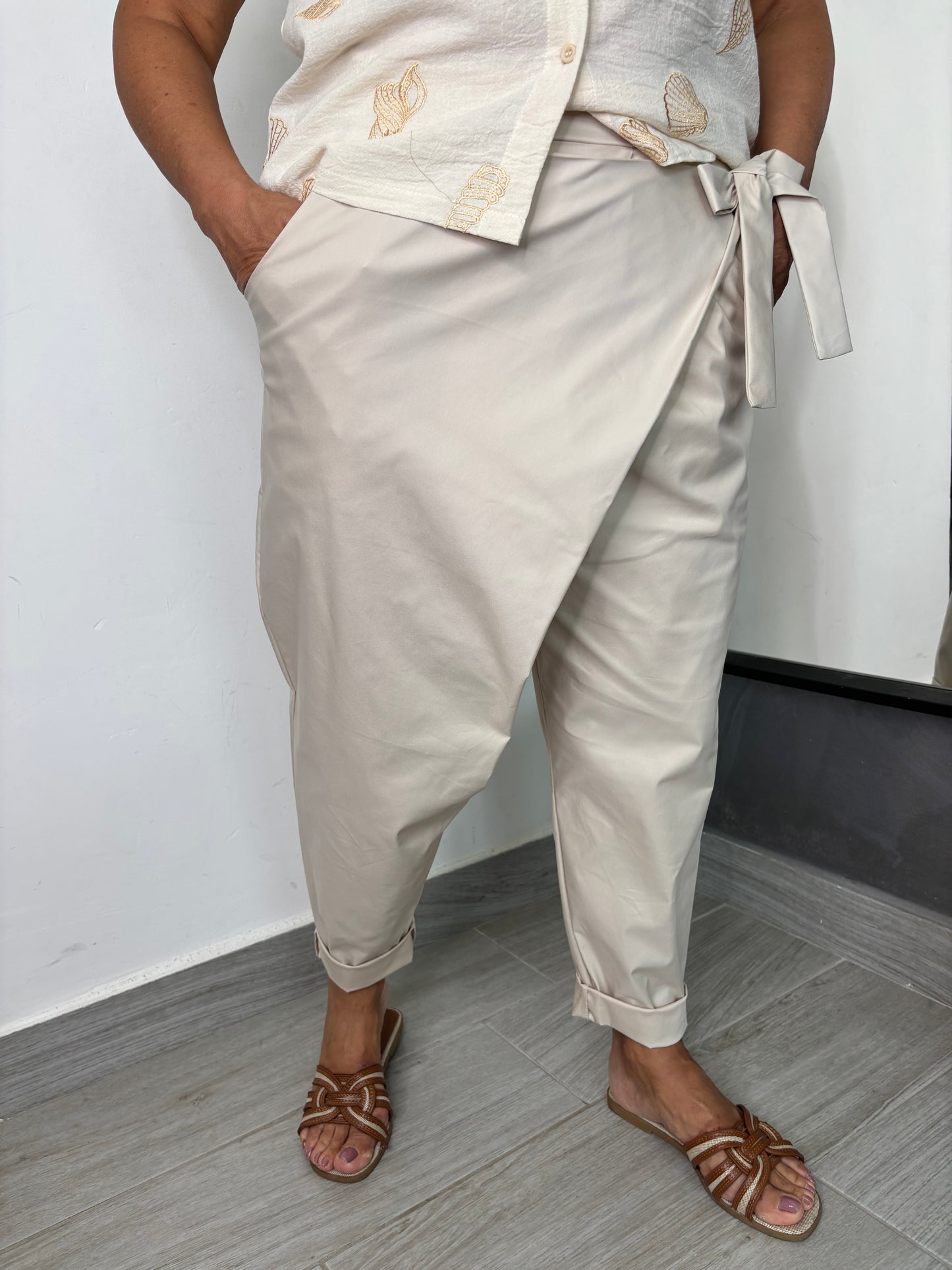 Pantalone Sun Bear Beige