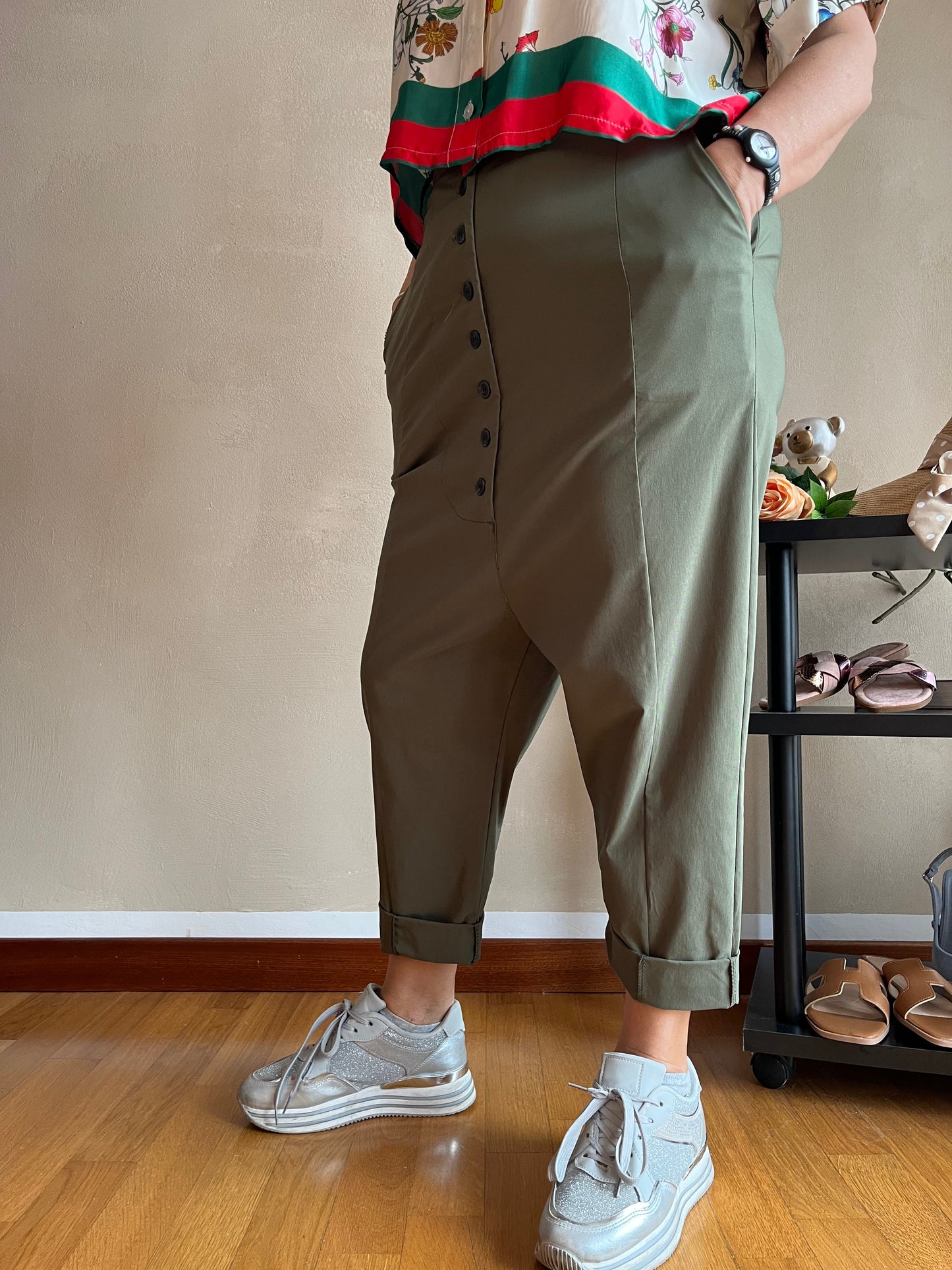 Pantalone Sun Florinda Verde Militare