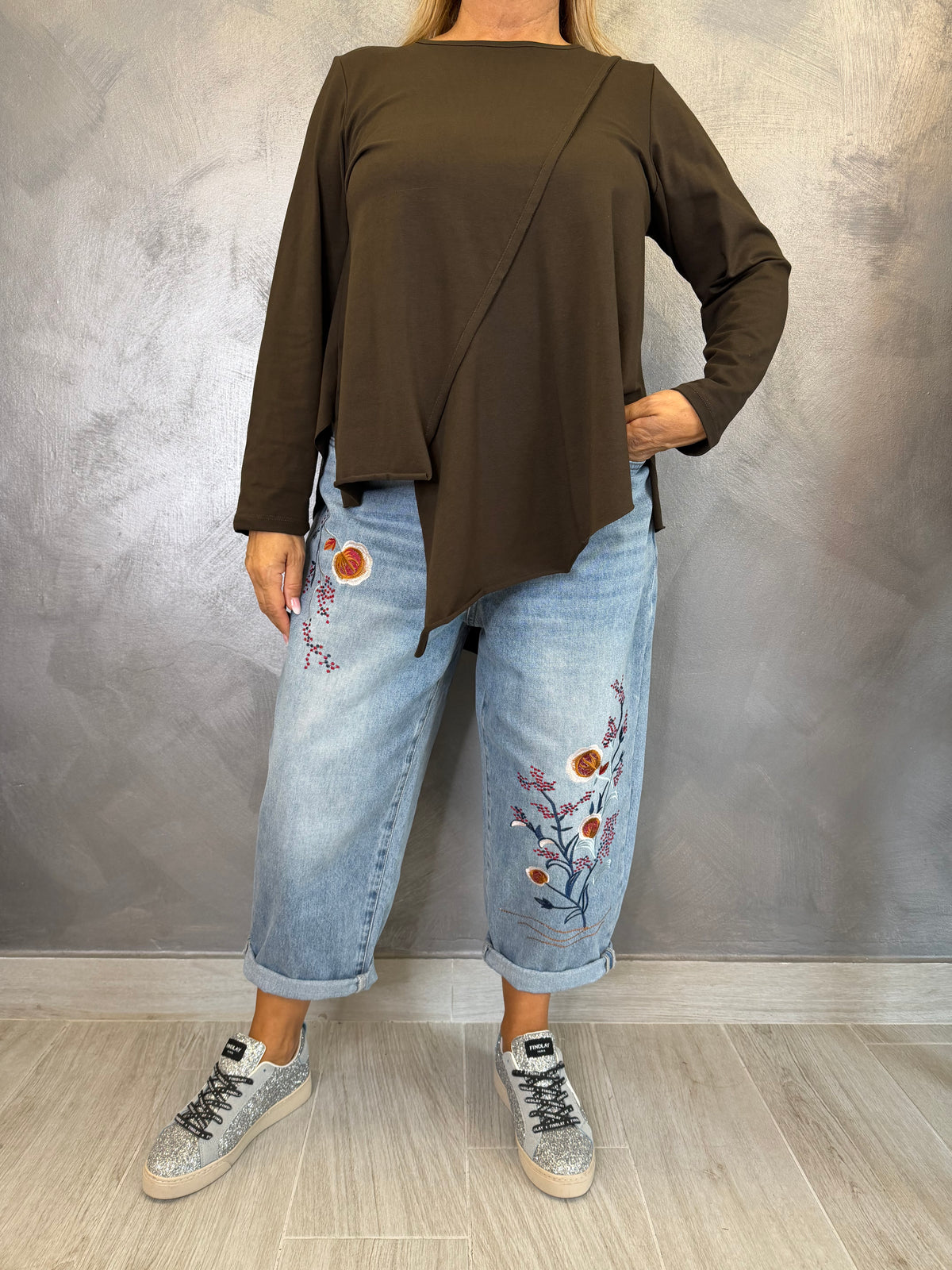Blusa Wendy Sophie Marrone