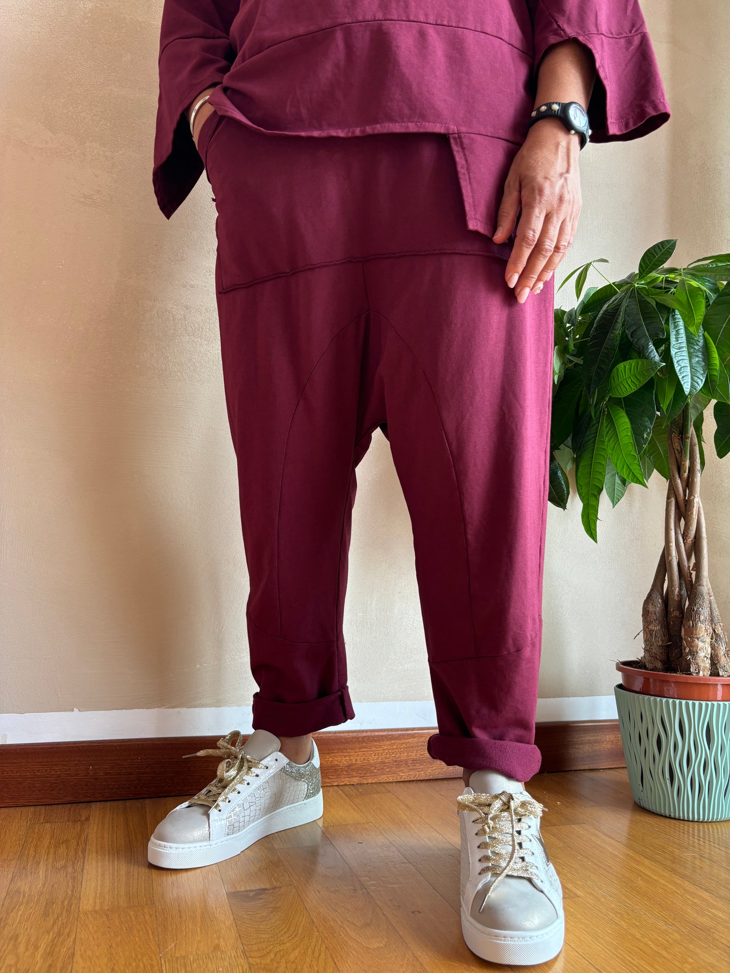 Pantalone Sun Shira Bordeaux