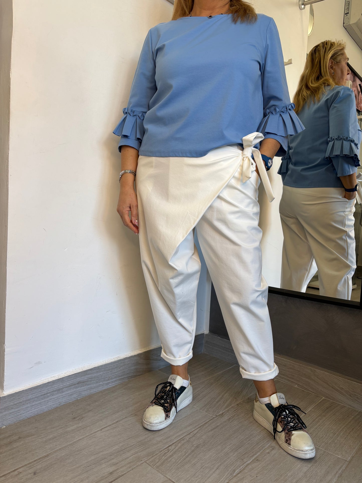 Pantalone Sun Pareo Spring Bianco