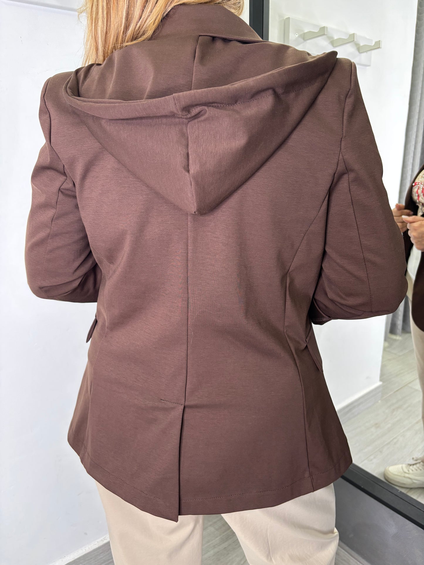 Blazer Cappuccio Marrone