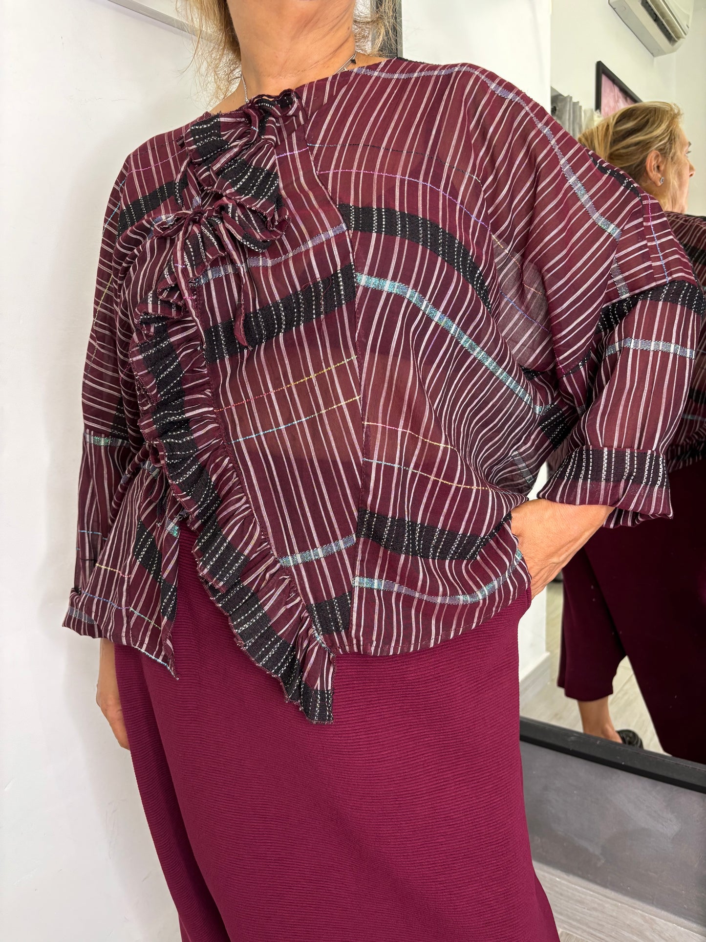 Camicia Wendy Anita Bordeaux