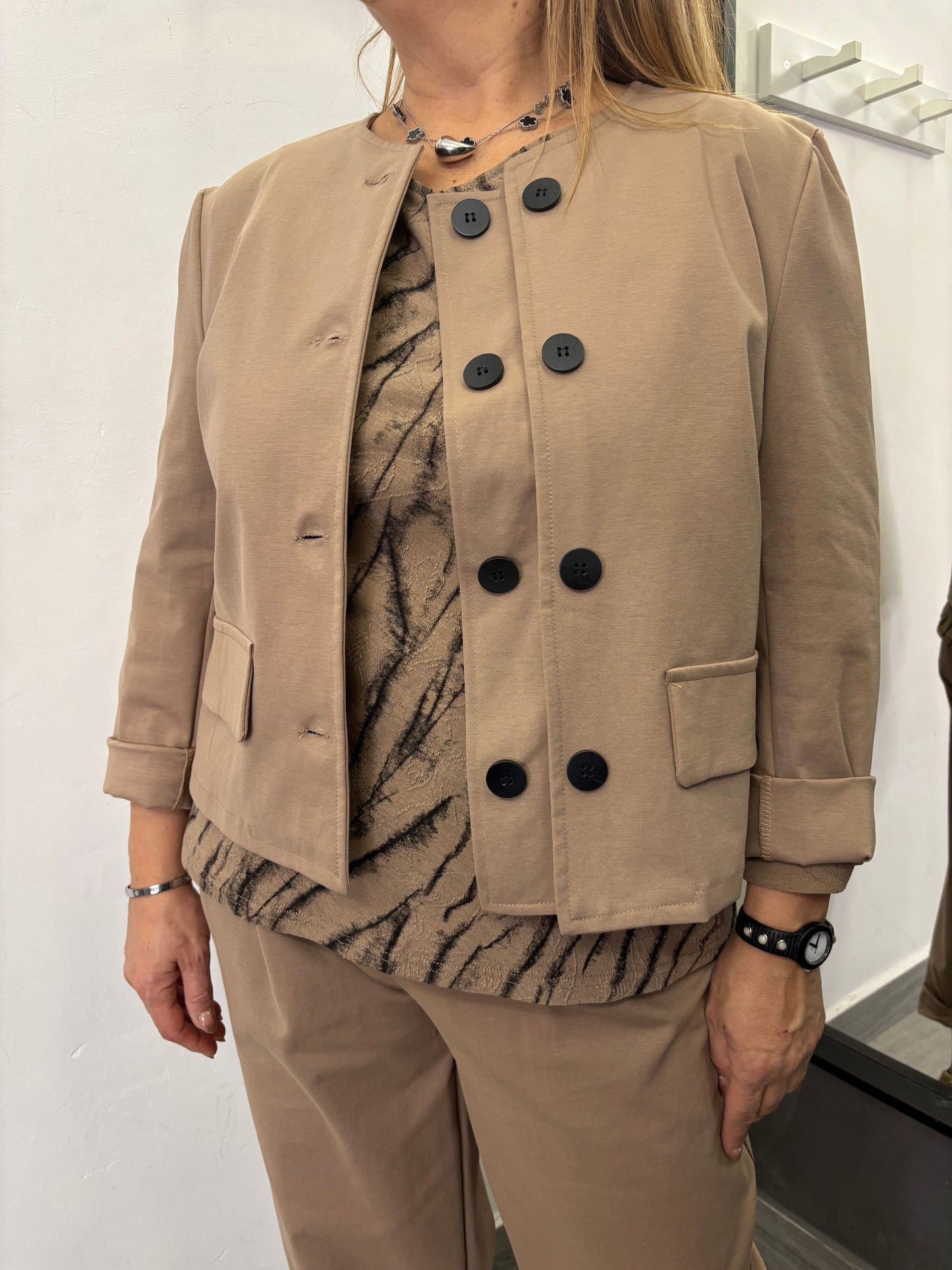 Casacca Sun Jason Beige Scuro