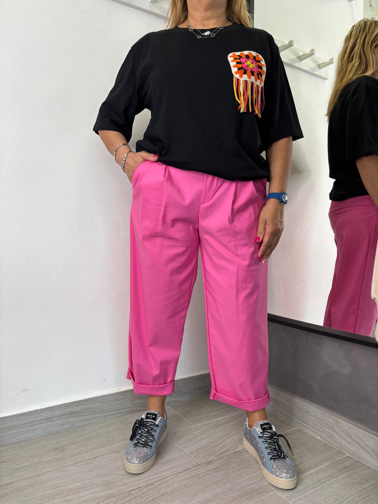 Pantalone Sun Fabiana Fucsia