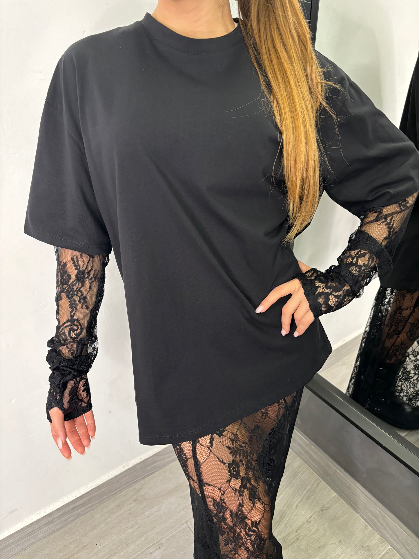 T-shirt Pizzo Vicolo Nera