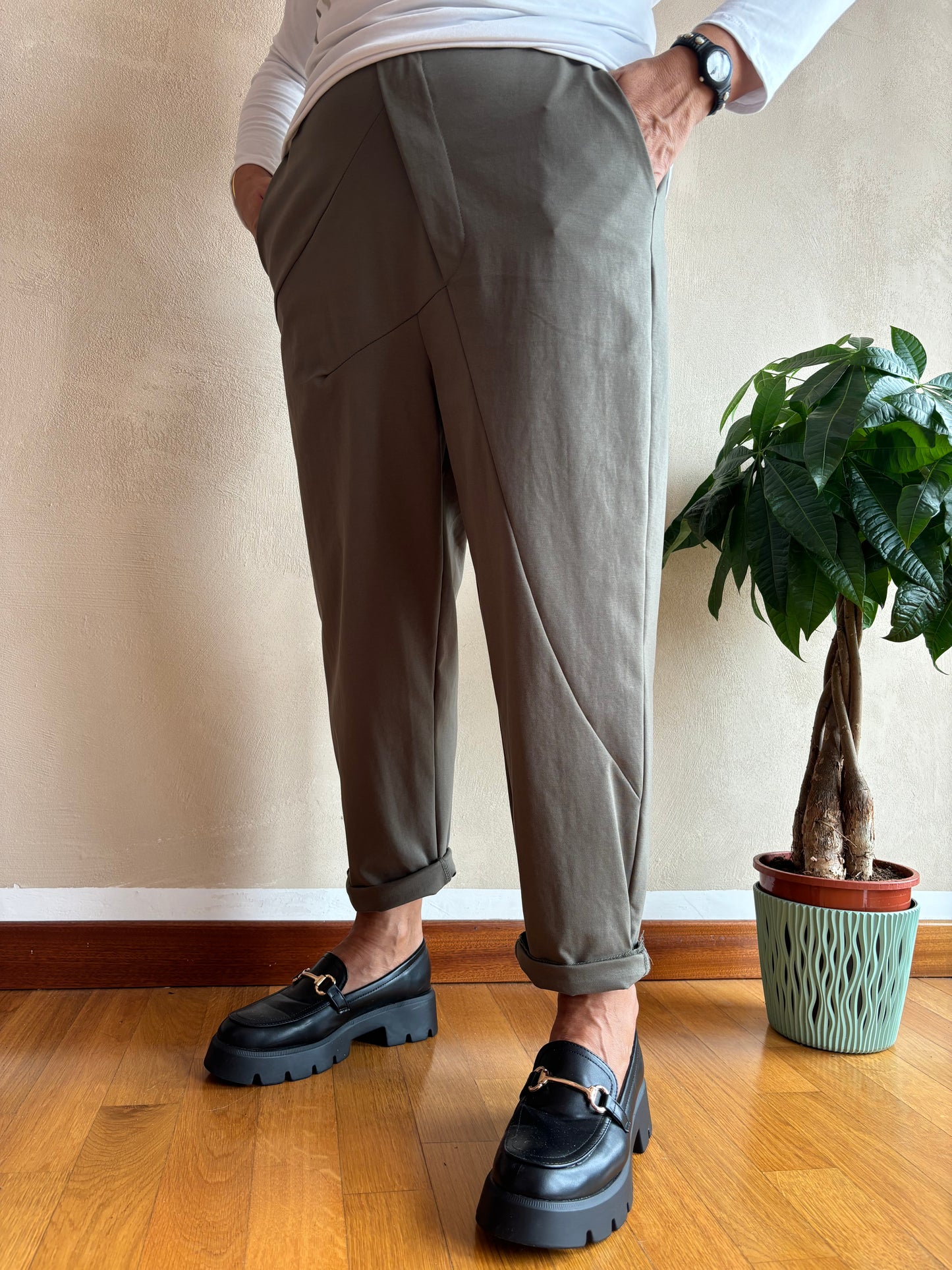 Pantalone Sun Agata Verde Militare