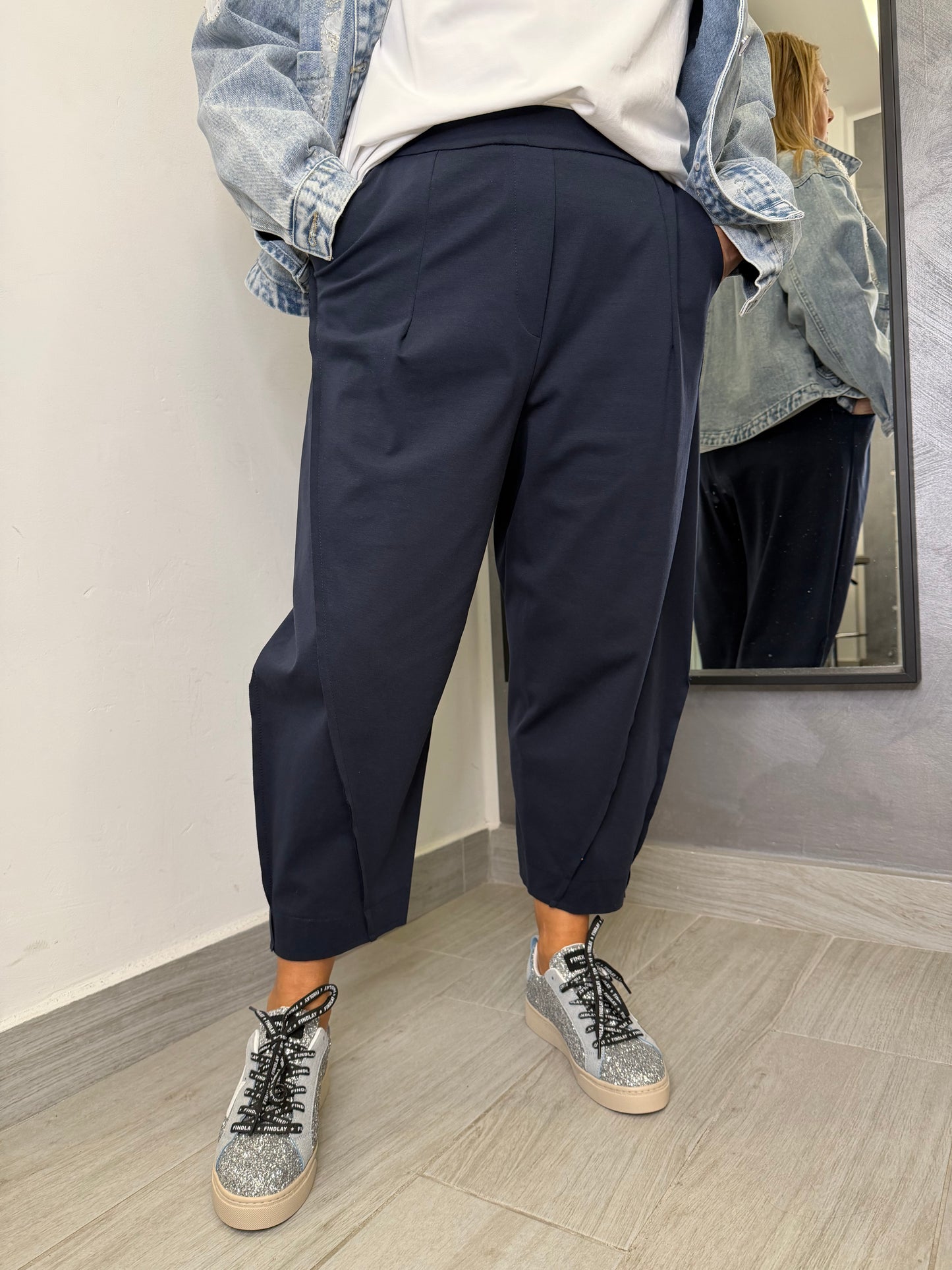 Pantalone Wendy Balloon Blu