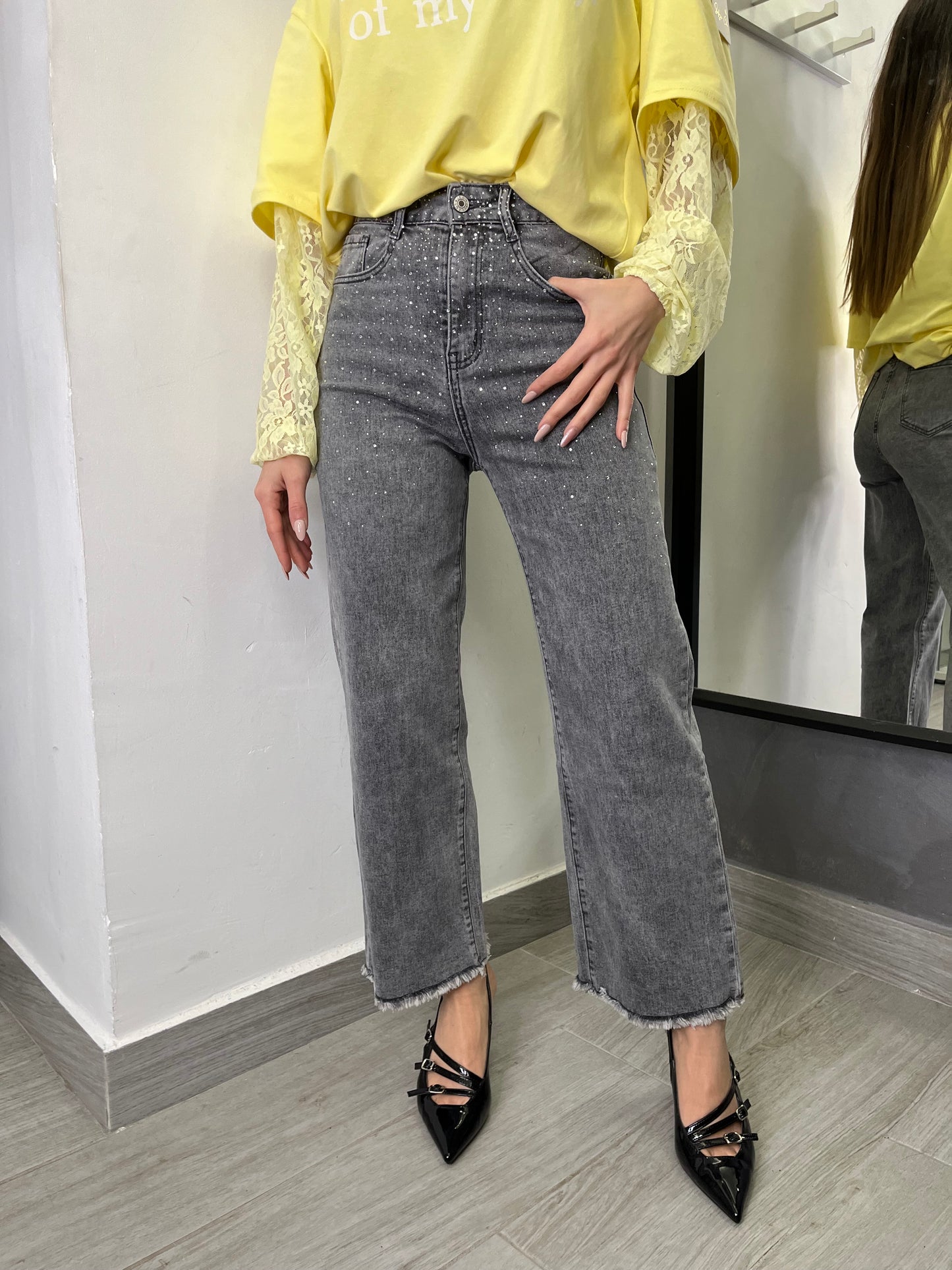 Pantalone Shine Grey