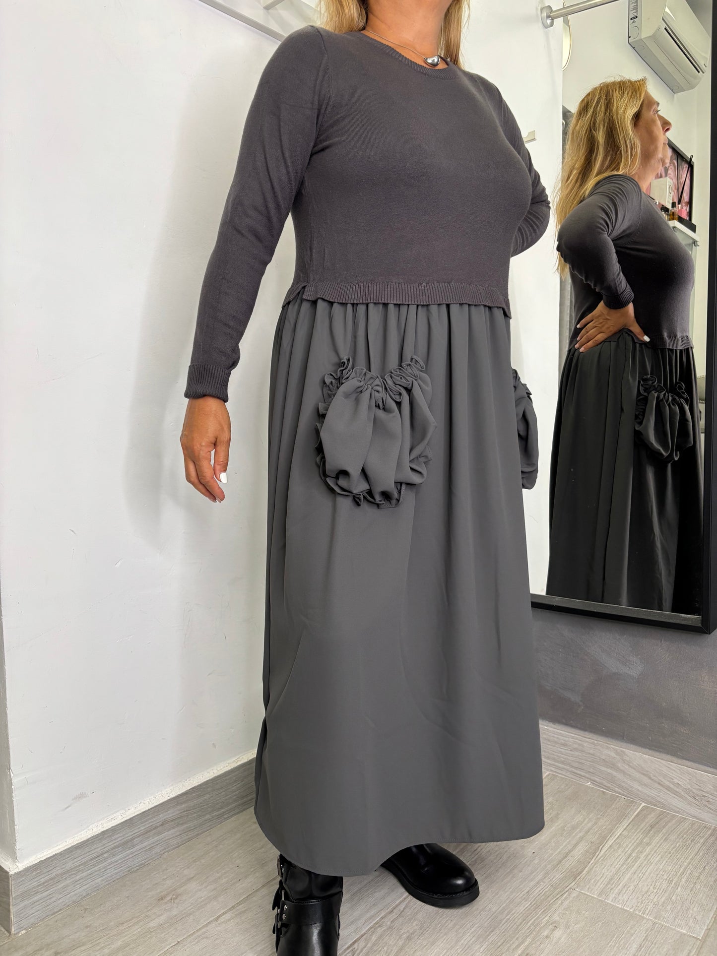 Abito Tabata Grigio